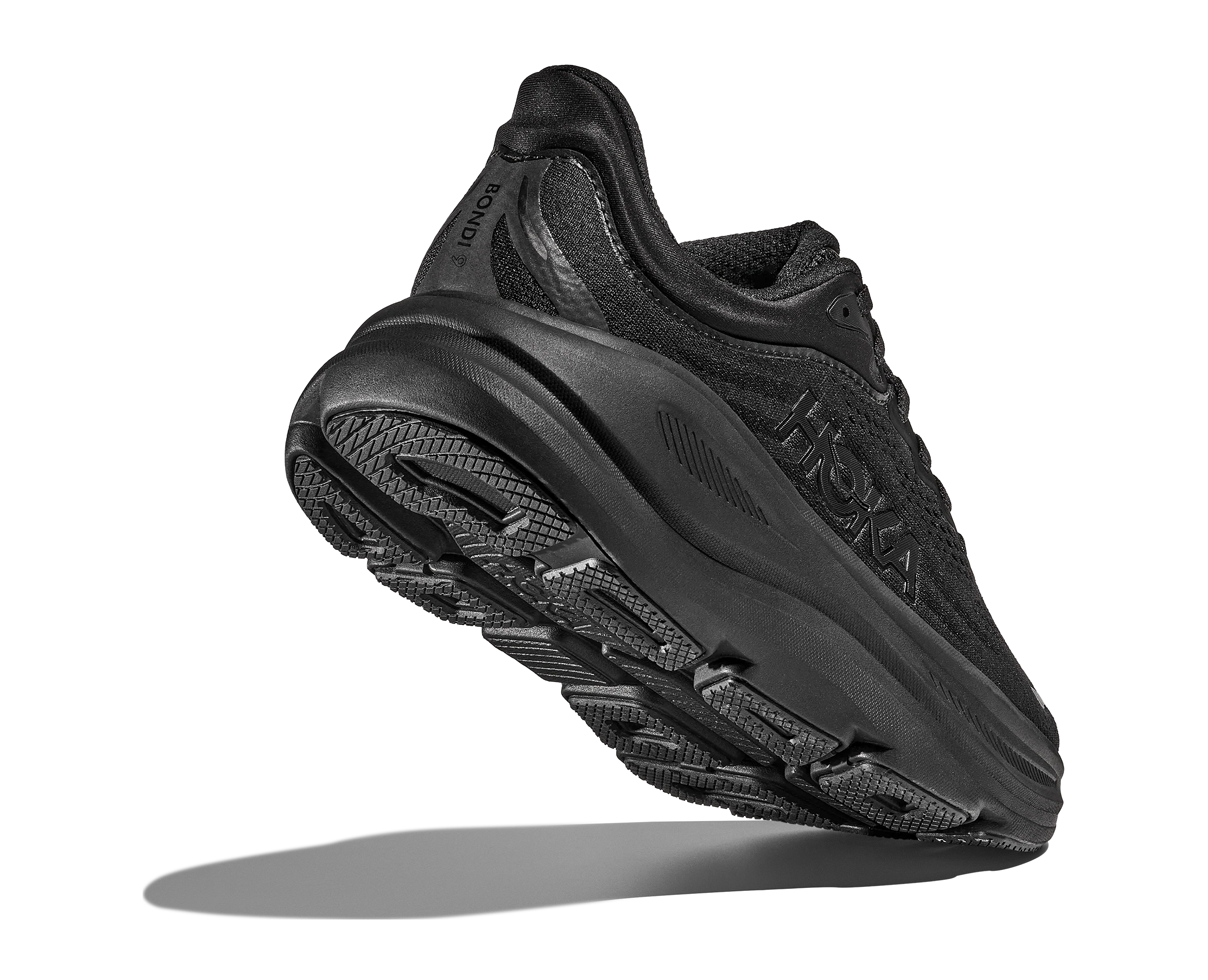 Hoka Womens Bondi 9 - Black/Black - Neutral - AW25 - Image 5