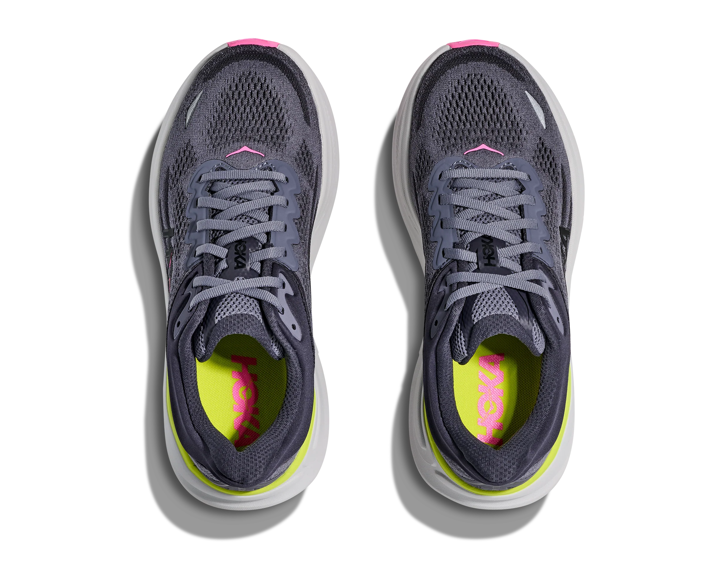 Hoka Womens Bondi 9 - Charcoal Grey/Grey Skies - Neutral - AW25 - Image 4