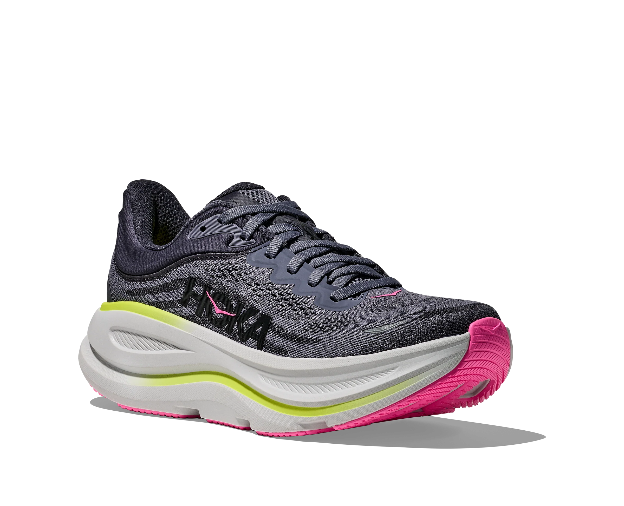 Hoka Womens Bondi 9 - Charcoal Grey/Grey Skies - Neutral - AW25 - Image 8