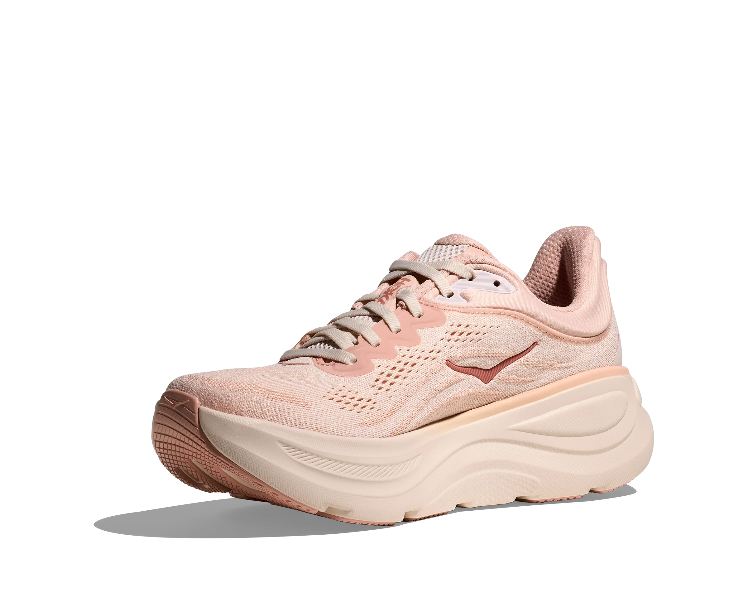 Hoka Womens Bondi 9 - Rose Latte/Rose Cream - Neutral - AW25 - Image 5