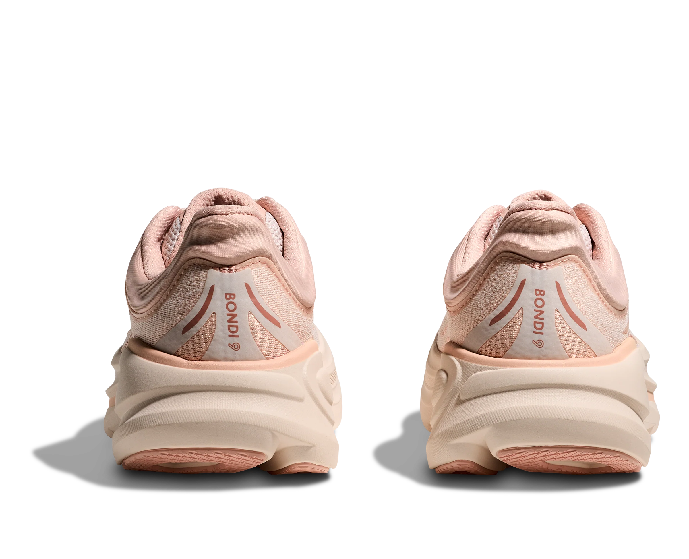 Hoka Womens Bondi 9 - Rose Latte/Rose Cream - Neutral - AW25 - Image 9