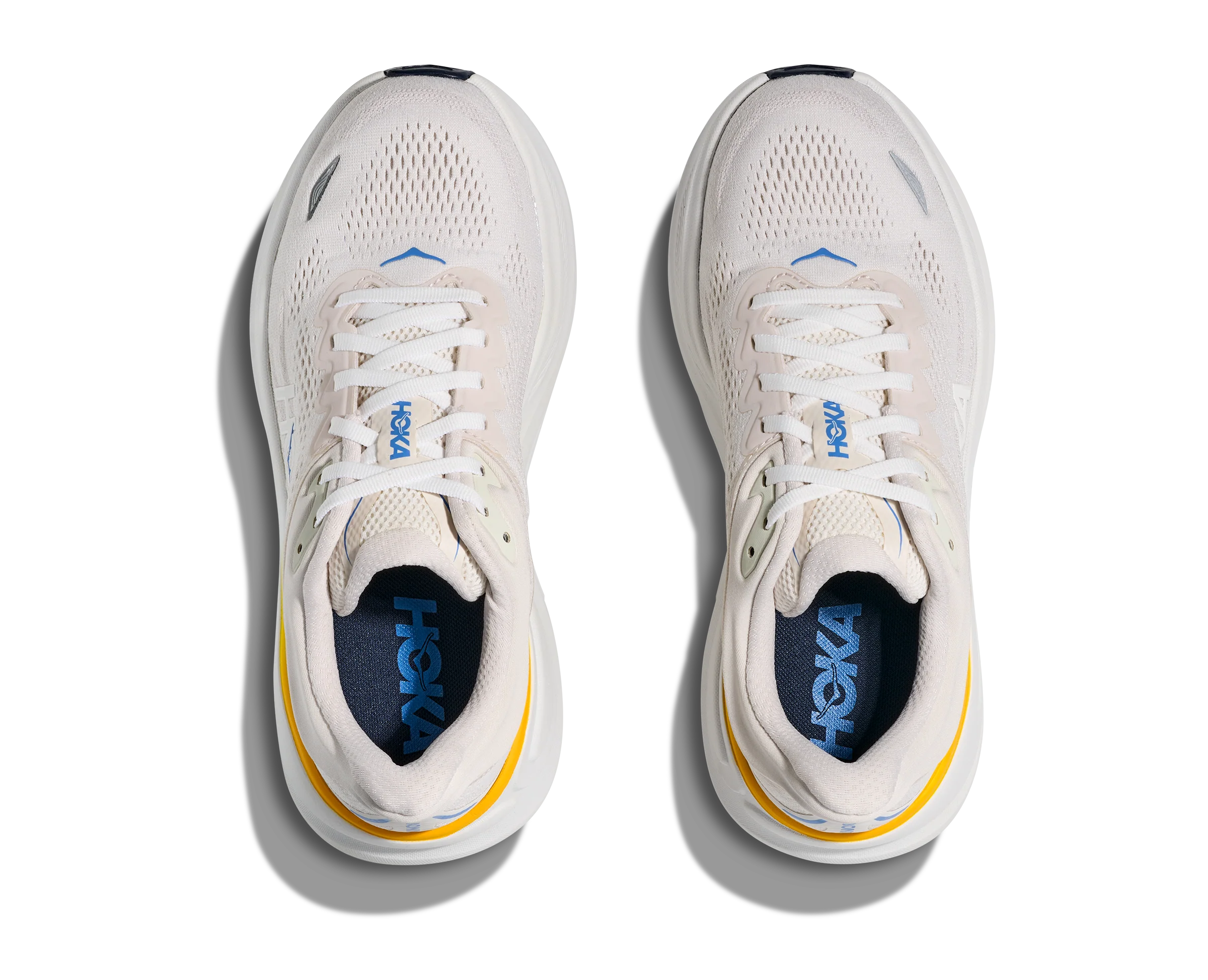 Hoka Womens Bondi 9 - White/Grout - Neutral - AW25 - Image 4