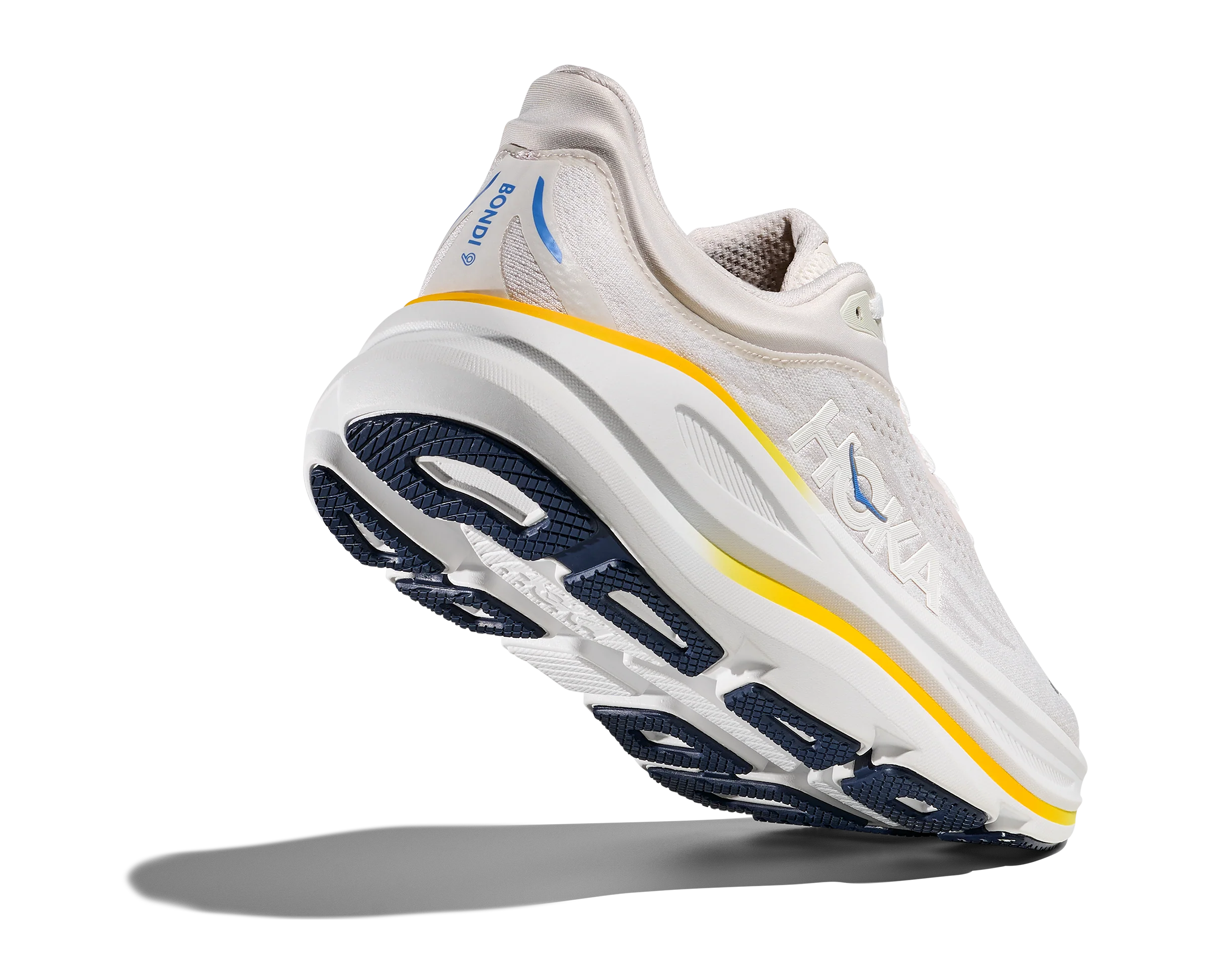 Hoka Womens Bondi 9 - White/Grout - Neutral - AW25 - Image 7