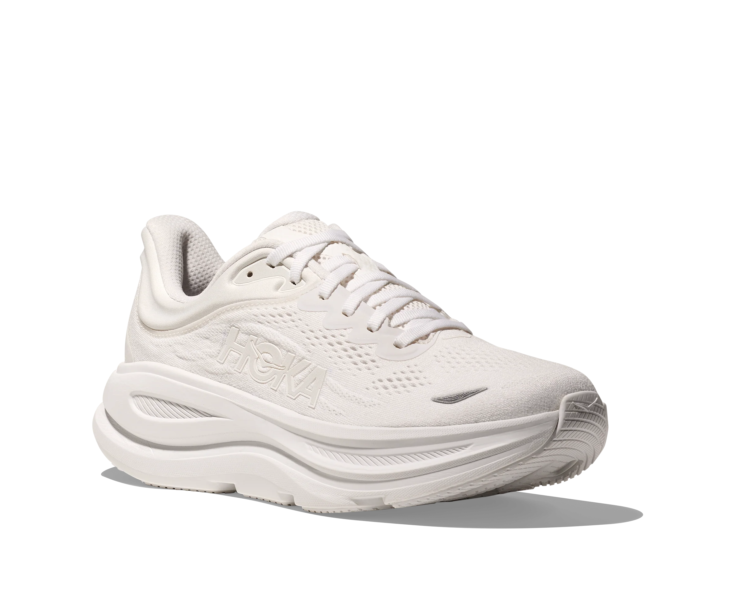 Hoka Womens Bondi 9 - White/White - Neutral - SS25 - Image 7