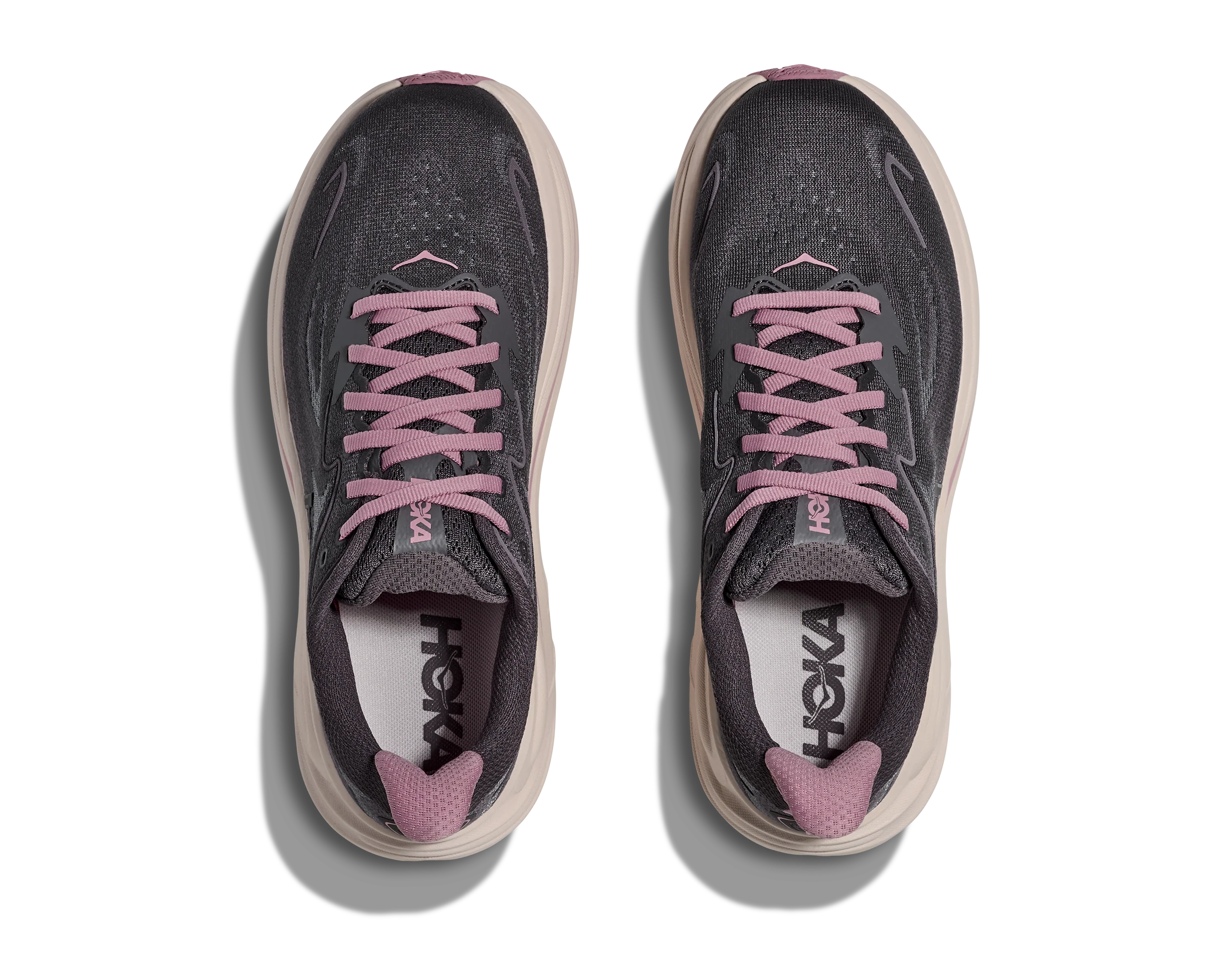 Hoka Womens Clifton 10 - Galaxy/Dried Rose - Neutral - SS26 - Image 3