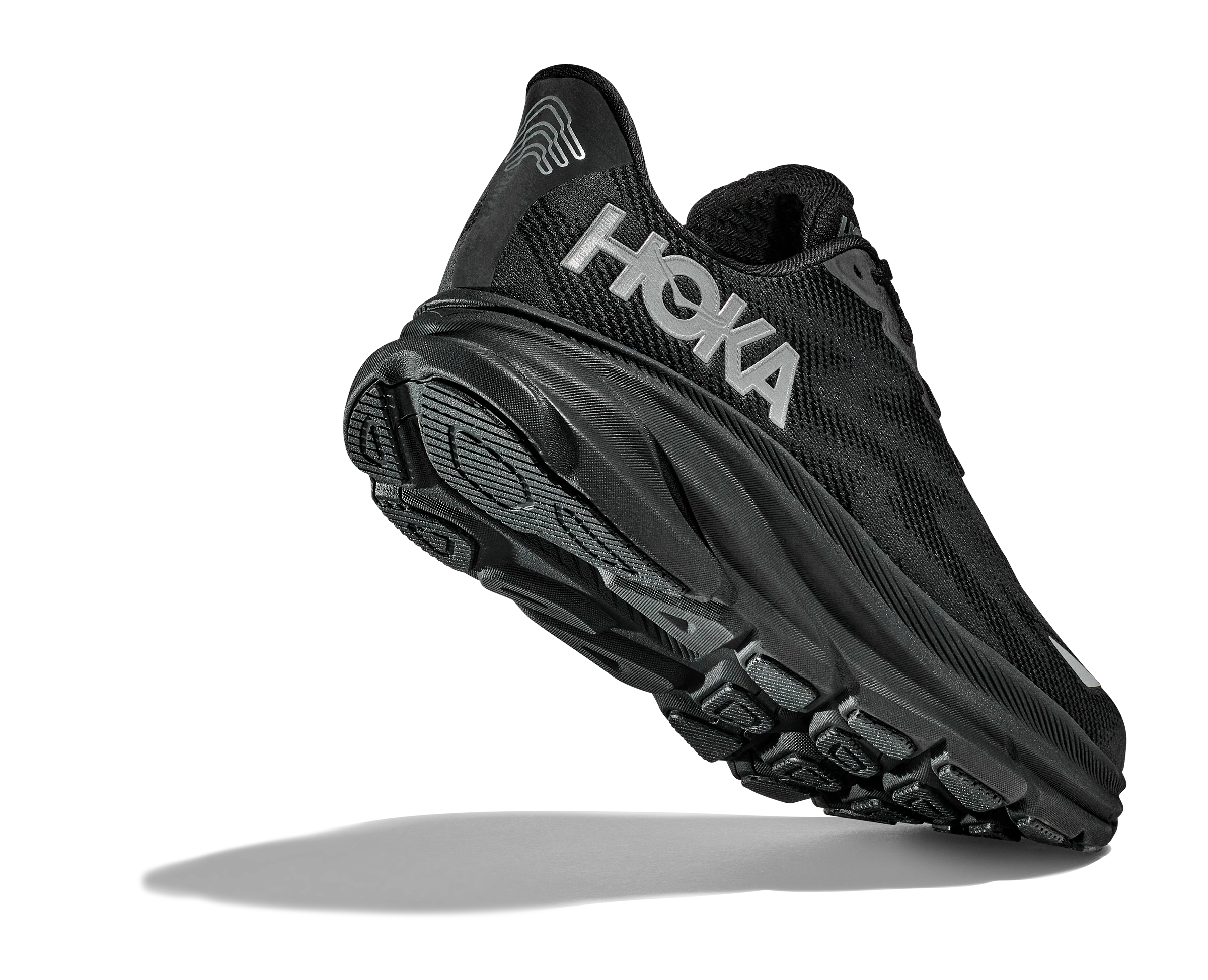 Hoka Womens Clifton 9 GTX - Black/Black - Neutral - Image 3