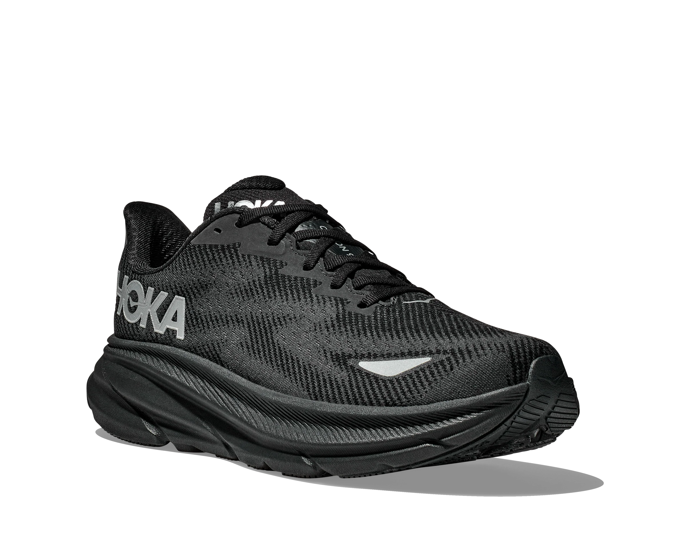 Hoka Womens Clifton 9 GTX - Black/Black - Neutral - Image 7