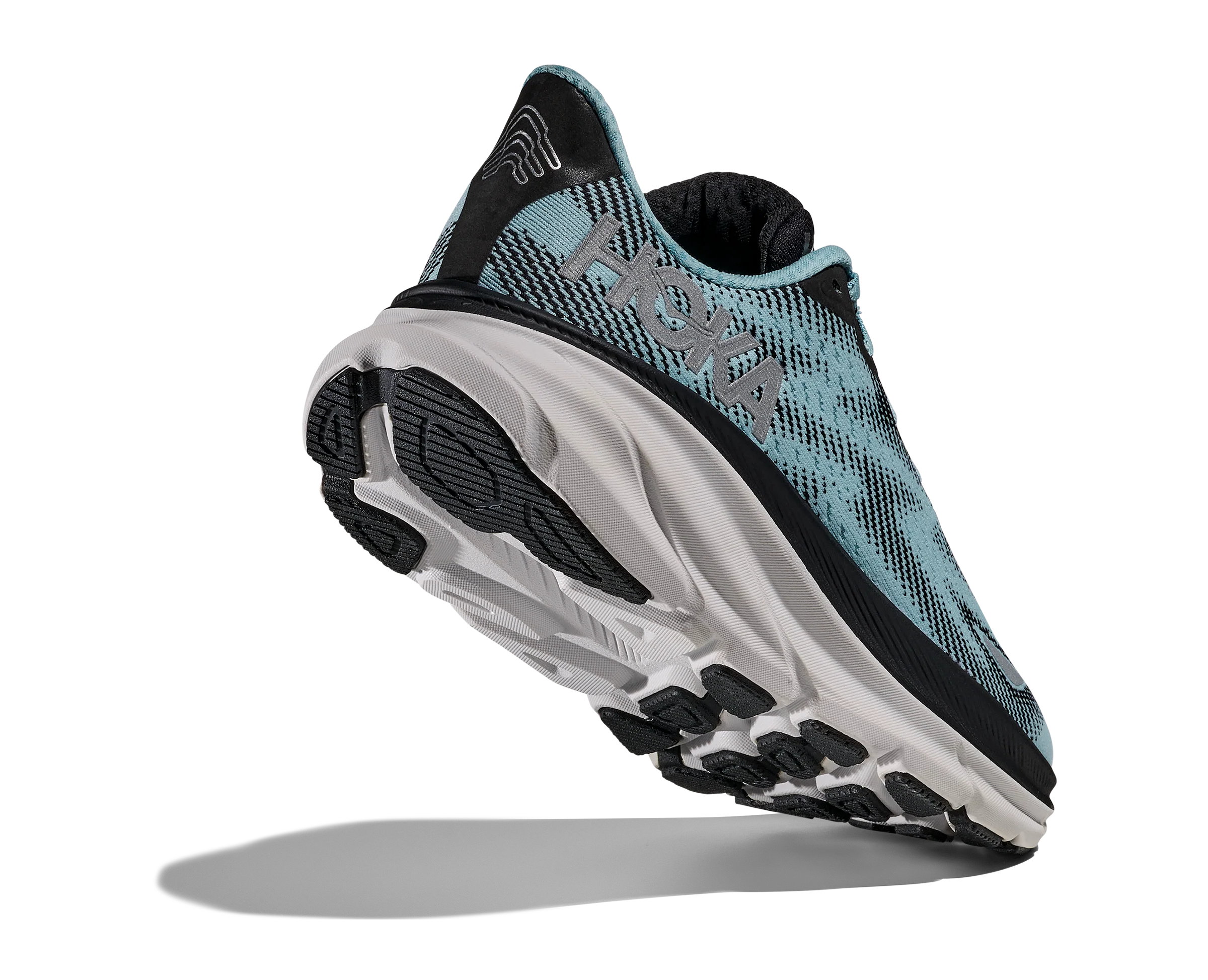 Hoka Womens Clifton 9 GTX - Black/Raindrop - Neutral - AW25 - Image 3