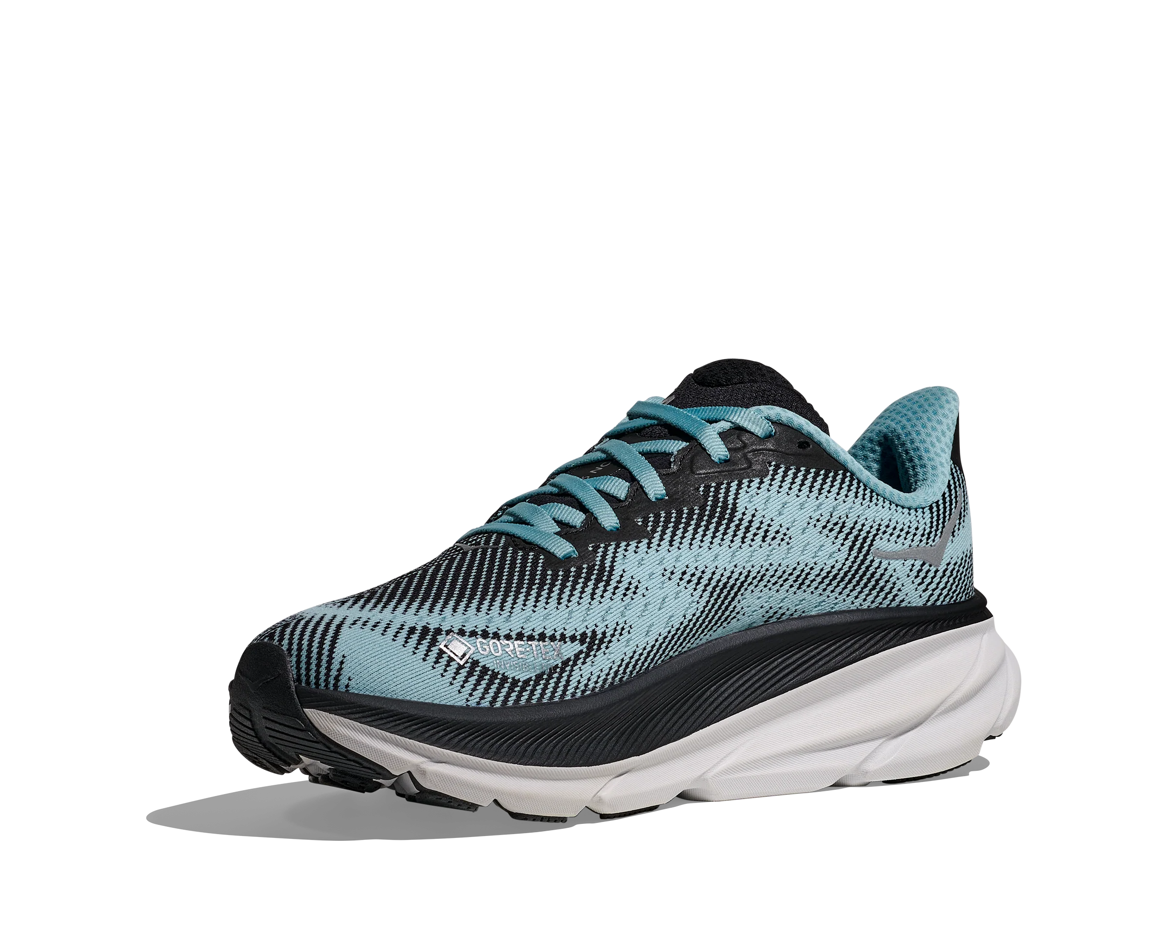 Hoka Womens Clifton 9 GTX - Black/Raindrop - Neutral - AW25 - Image 5