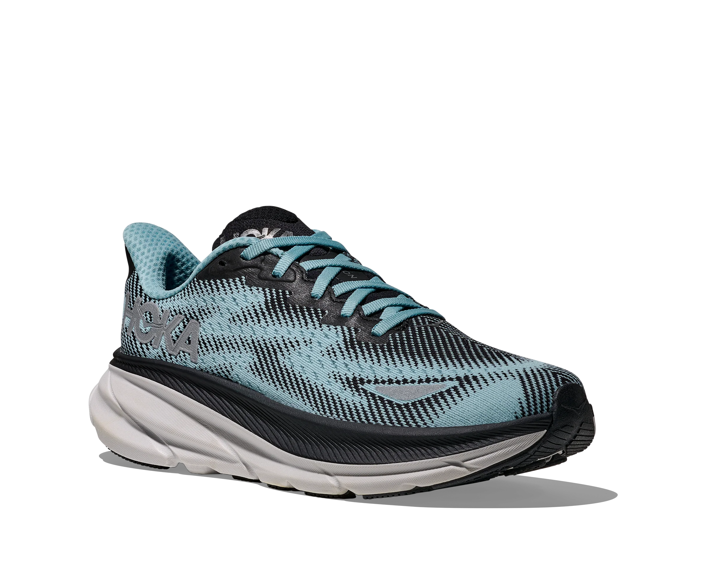 Hoka Womens Clifton 9 GTX - Black/Raindrop - Neutral - AW25 - Image 7