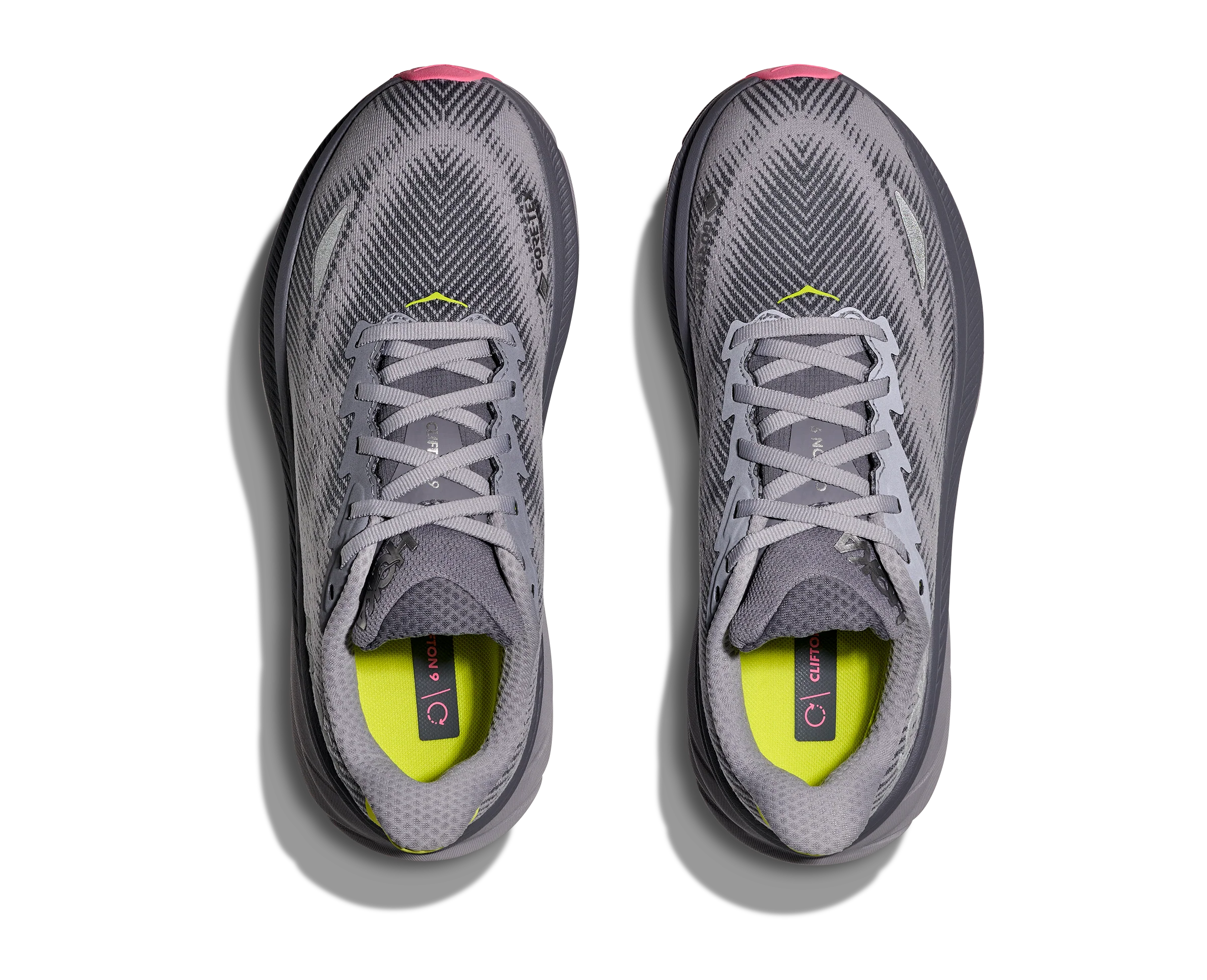 Hoka Womens Clifton 9 GTX - Grey Skies/Foggy Grey - Neutral - AW25 - Image 3