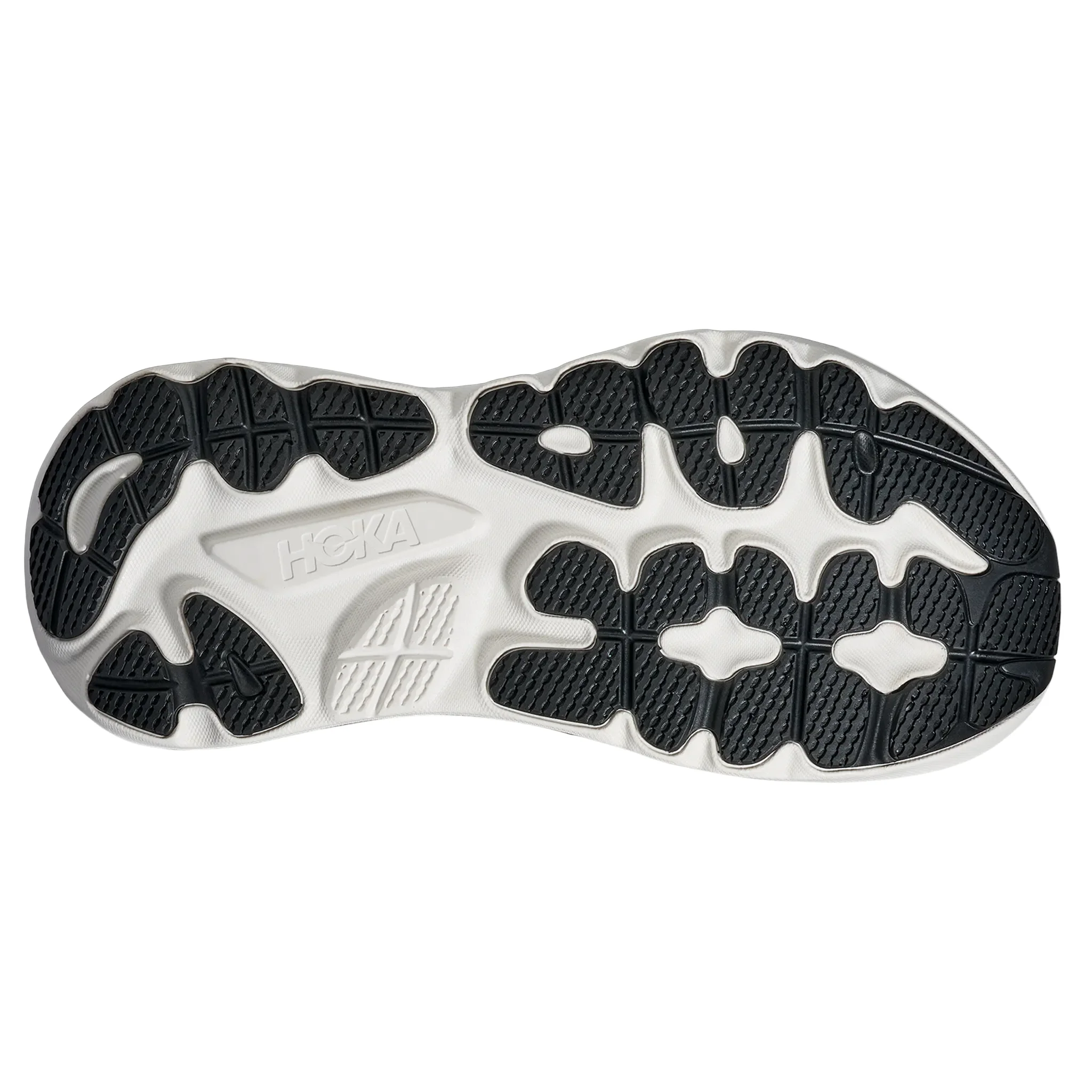 Hoka Womens Gaviota 6 Wide - D Width - Black/White - Stability - SS26 - Image 2