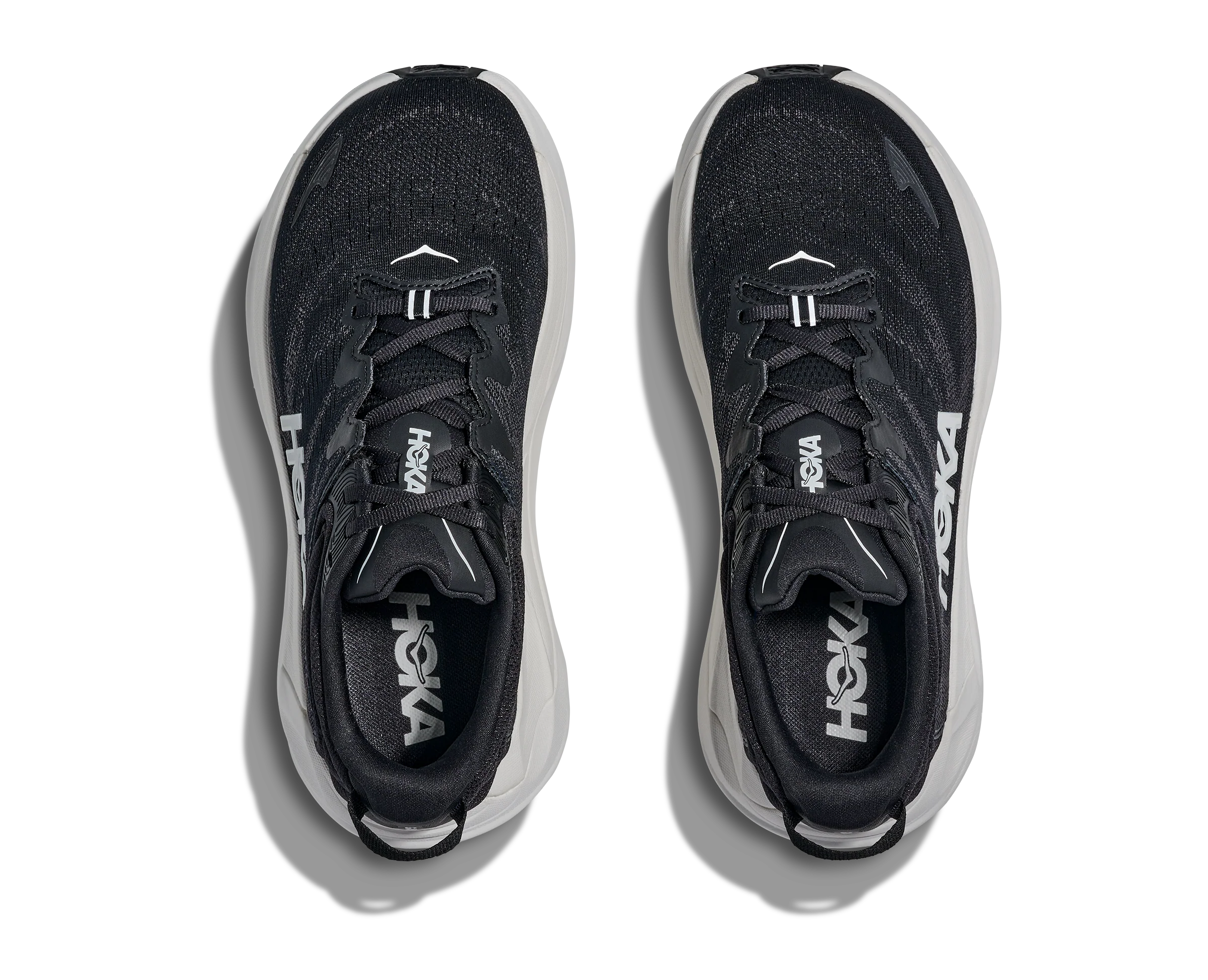 Hoka Womens Gaviota 6 Wide - D Width - Black/White - Stability - SS26 - Image 3