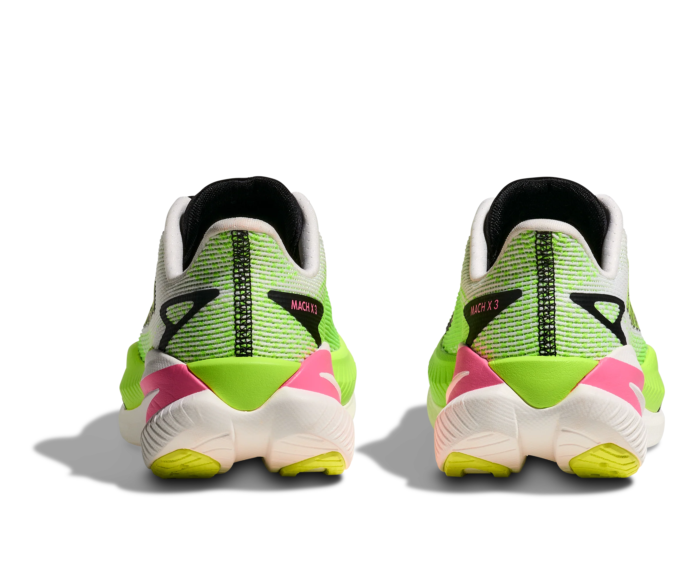 Hoka Womens Mach X 3 - White/Neon Lime - Neutral - AW25 - Image 8