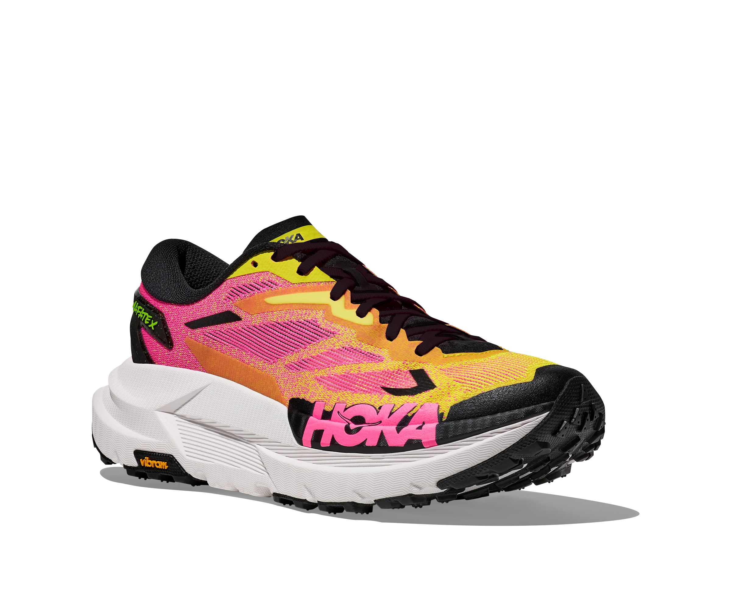 Hoka Womens Mafate X - Neon Hoka Citrus/Neon Rose - Trail - AW25 - Image 4