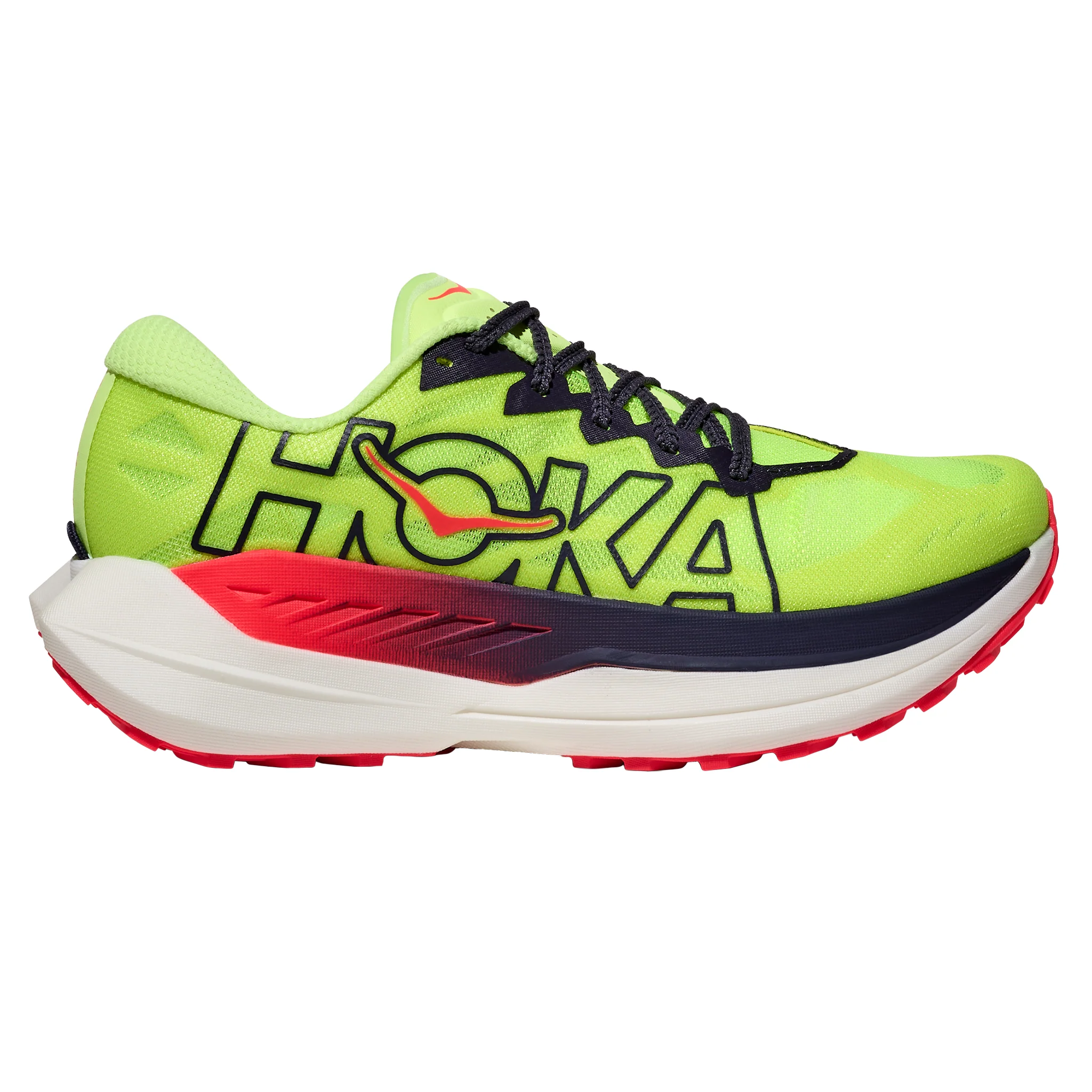 Hoka Womens Rocket X Trail - Neon Yuzu/Neon Flame - Trail - SS26