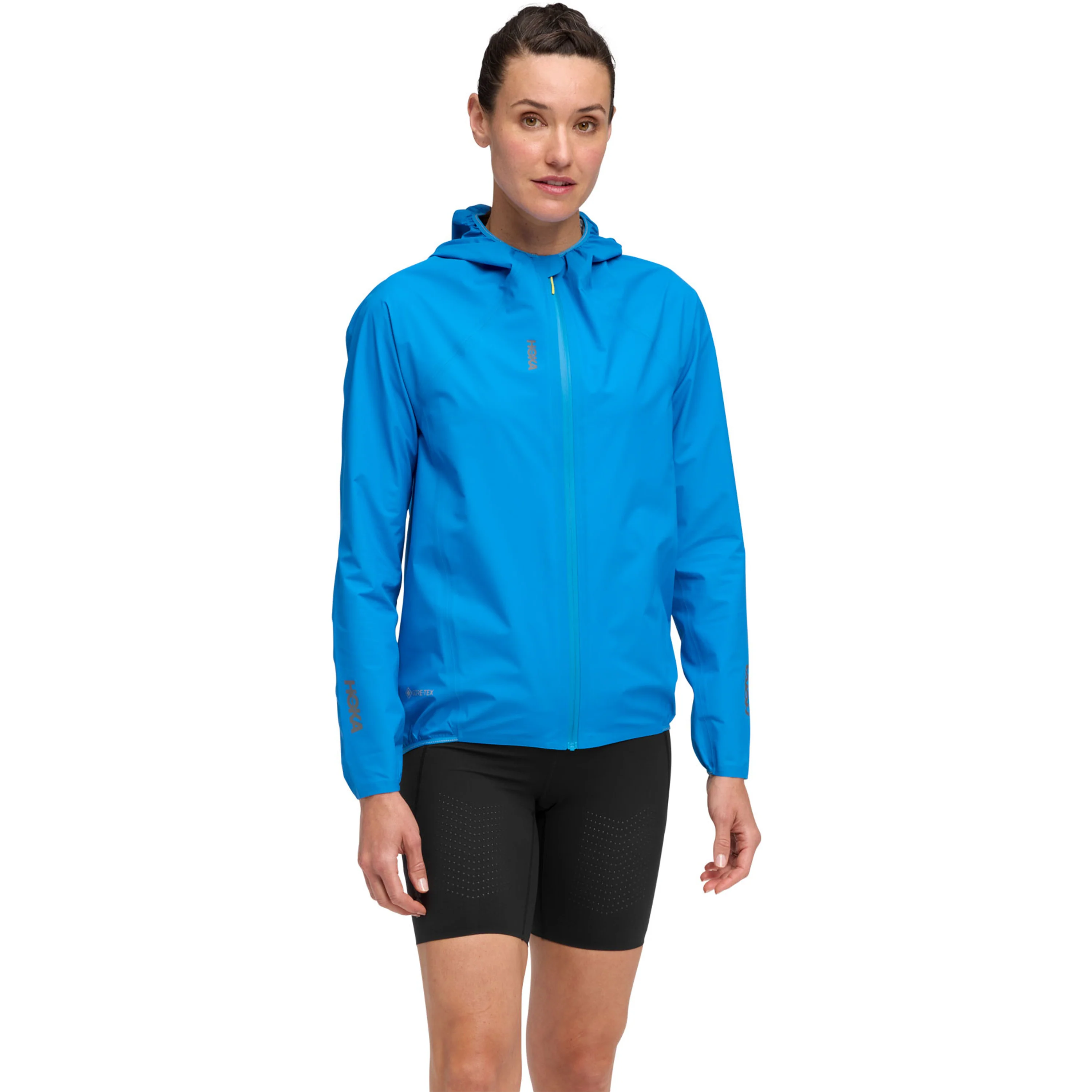 Hoka Womens Skybreeze Waterproof Jacket GTX - Hoka Blue - Image 4