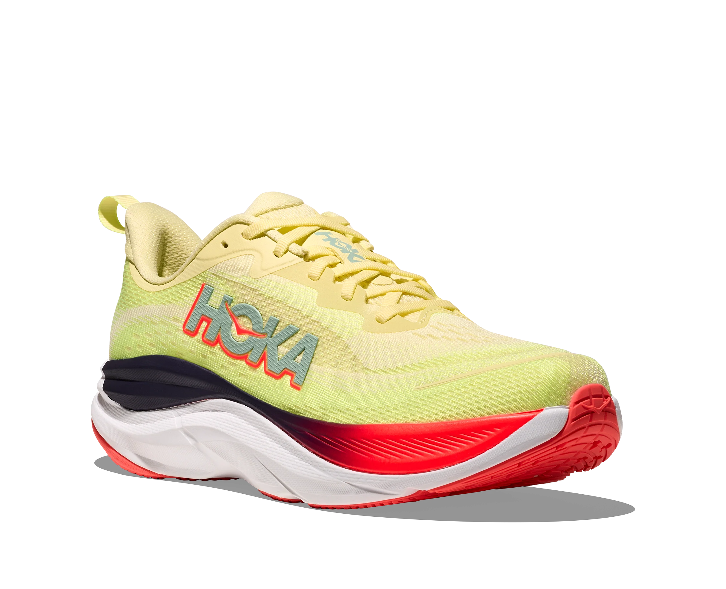 Hoka Womens Skyflow - Sunlight/Neon Yuzu - Neutral - SS26 - Image 9