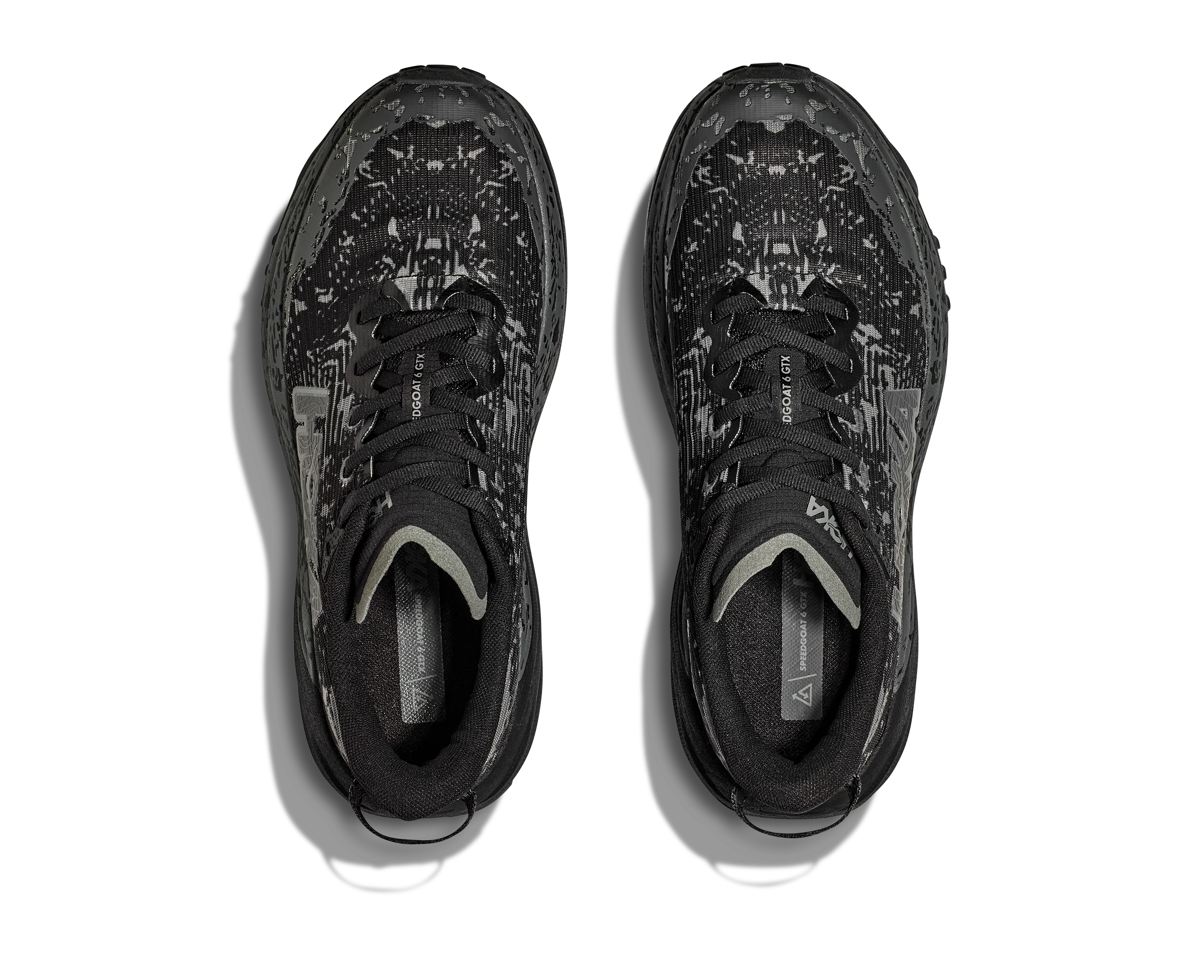 Hoka Womens Speedgoat 6 GTX - Black/Outer Orbit - Trail - Image 4