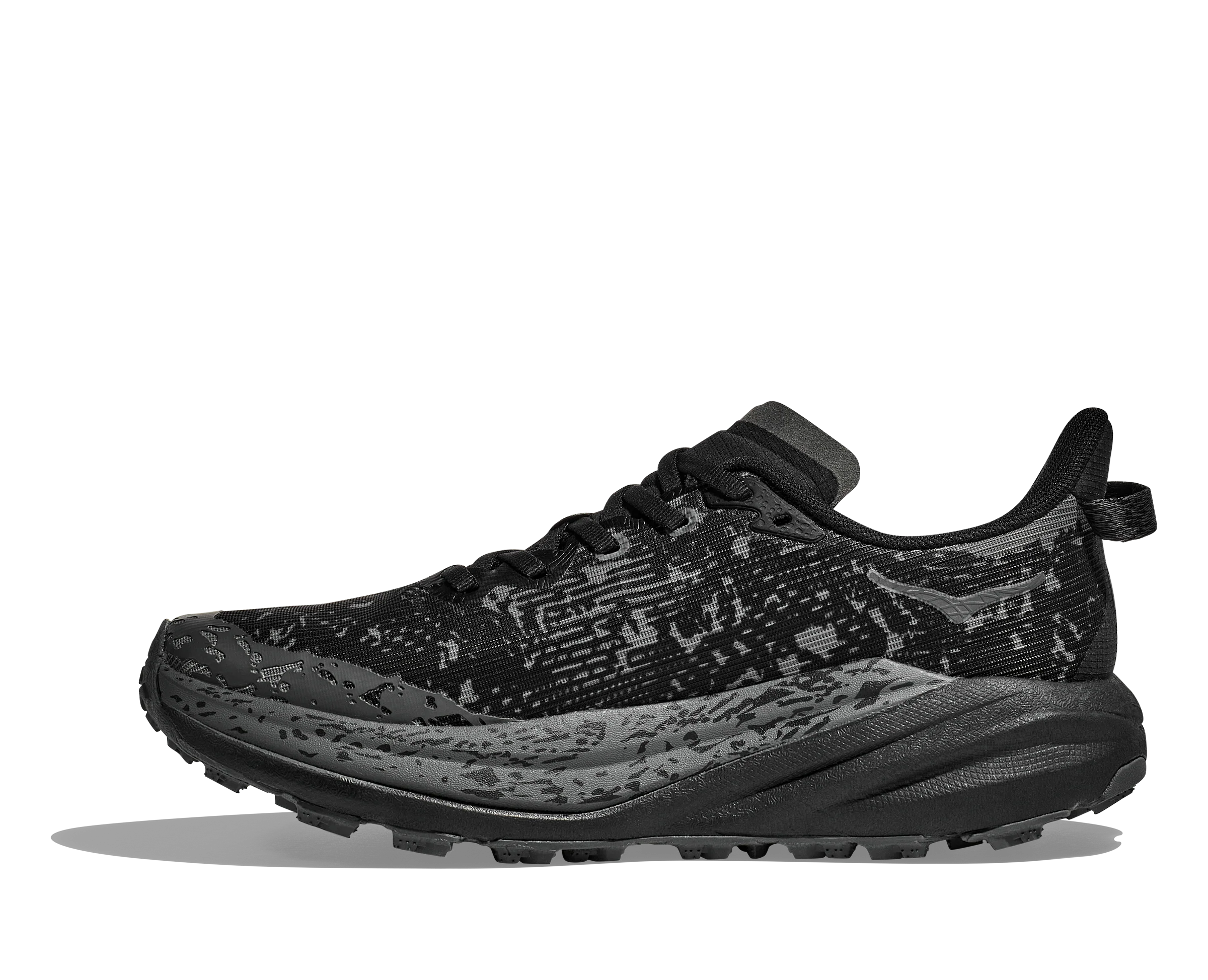 Hoka Womens Speedgoat 6 GTX - Black/Outer Orbit - Trail - Image 9