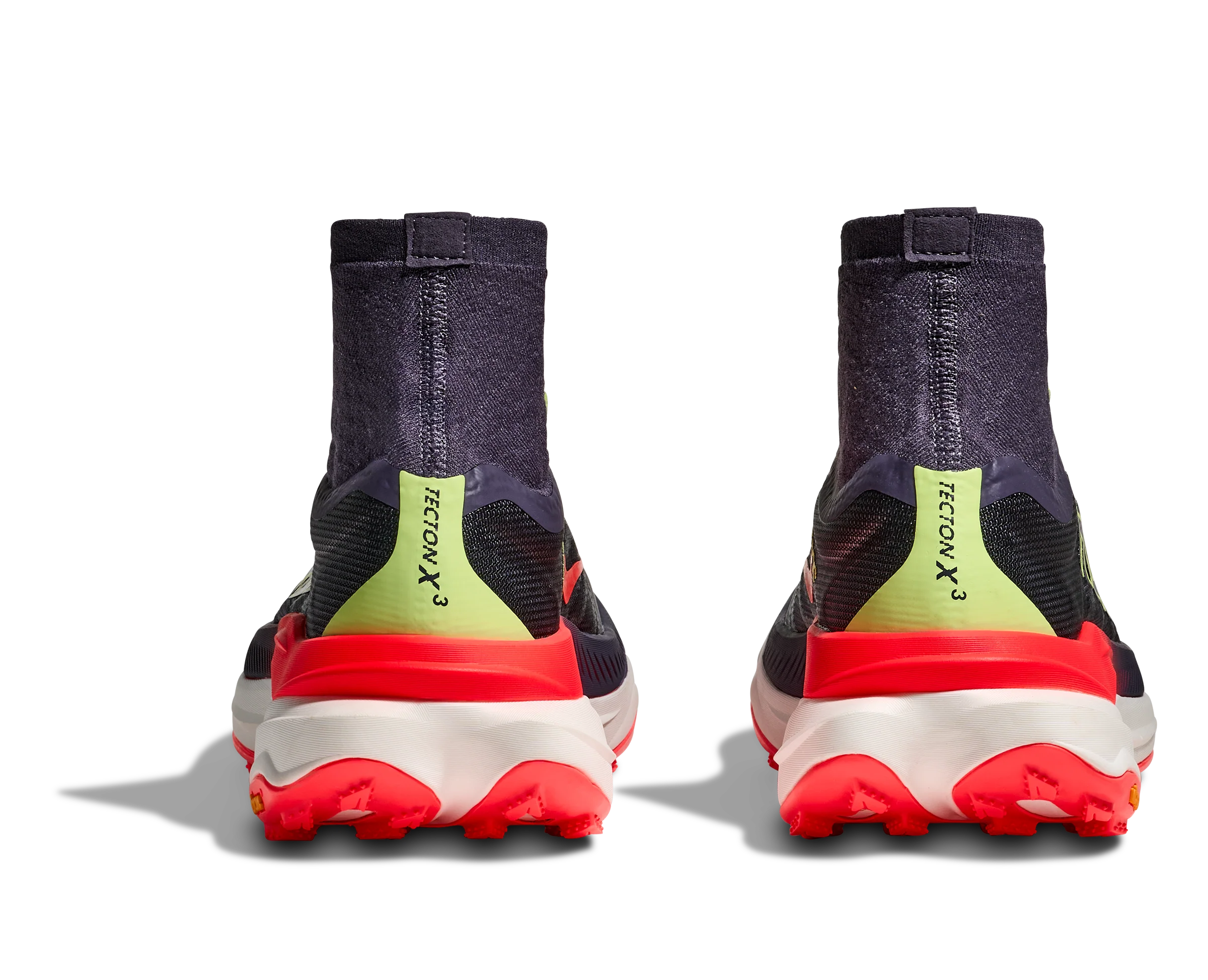 Hoka Womens Tecton X 3 - Squid Ink/Neon Flame - Trail - SS26 - Image 5
