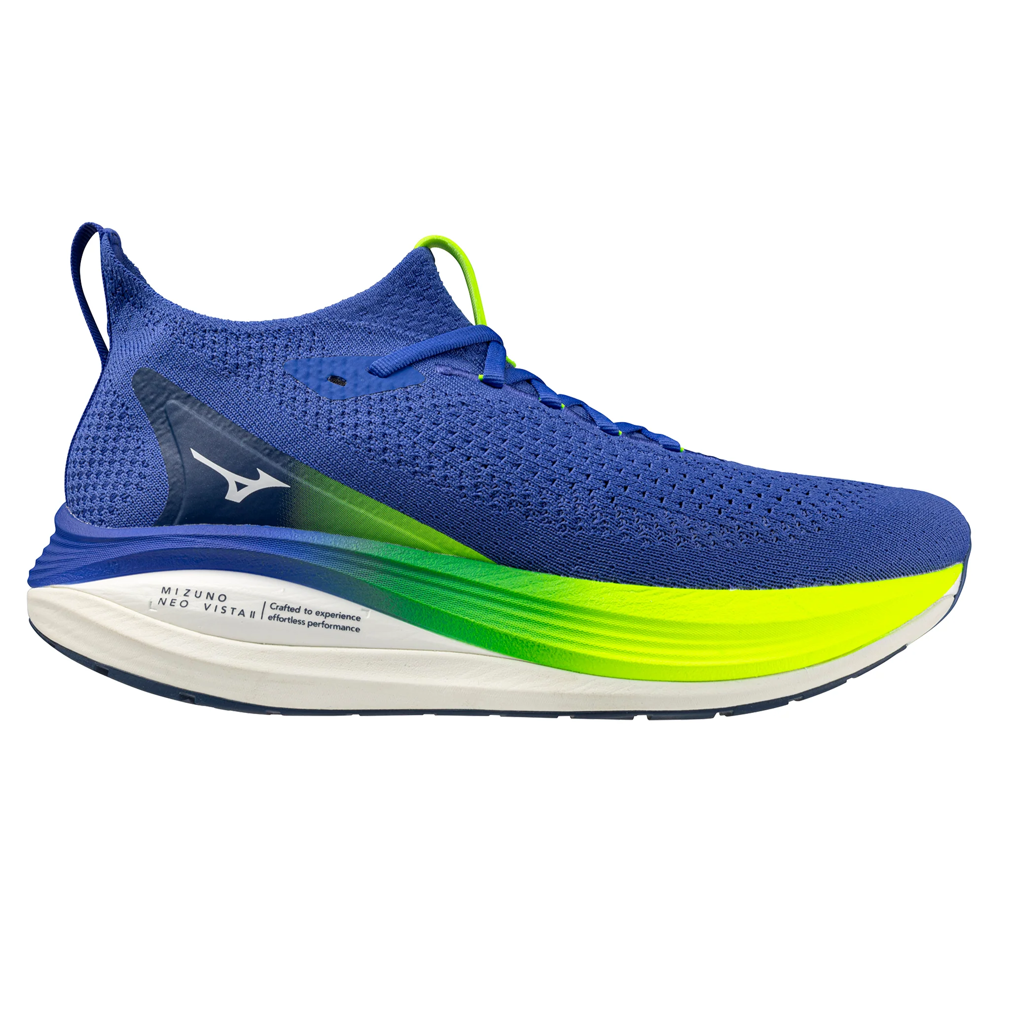Mizuno Mens Neo Vista 2 - Dazzling Blue/White/Lightning Yellow - Neutral - SS26