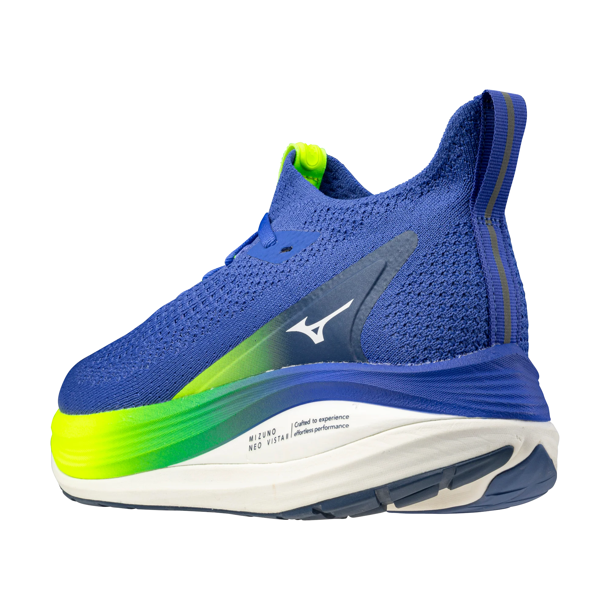 Mizuno Mens Neo Vista 2 - Dazzling Blue/White/Lightning Yellow - Neutral - SS26 - Image 5