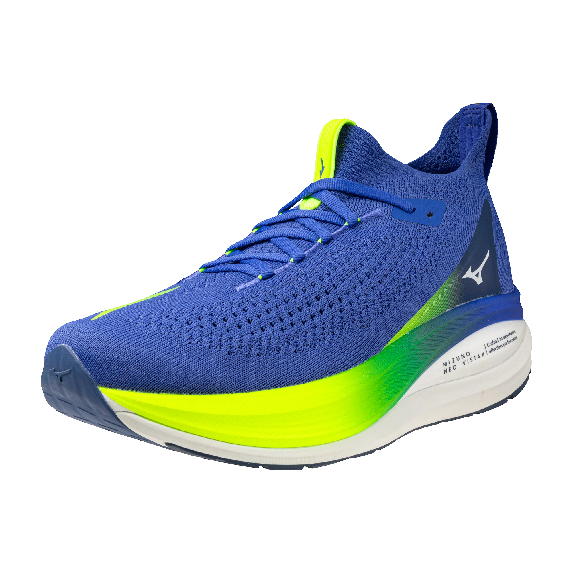 Mizuno Mens Neo Vista 2 - Dazzling Blue/White/Lightning Yellow - Neutral - SS26 - Image 6