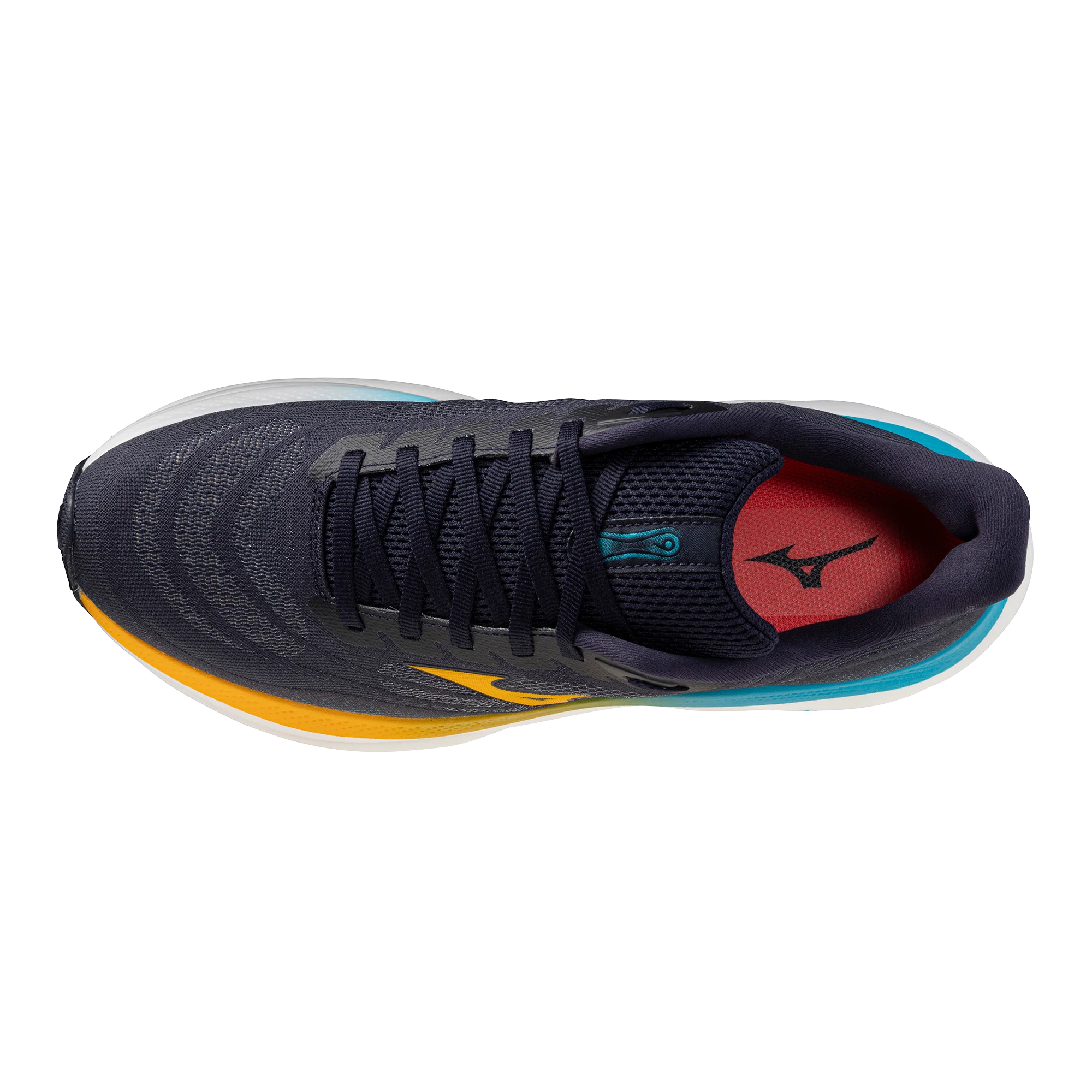 Mizuno Mens Wave Sky 9 - Baritone Blue/Citrus/Capri Breeze - Neutral - AW25 - Image 9