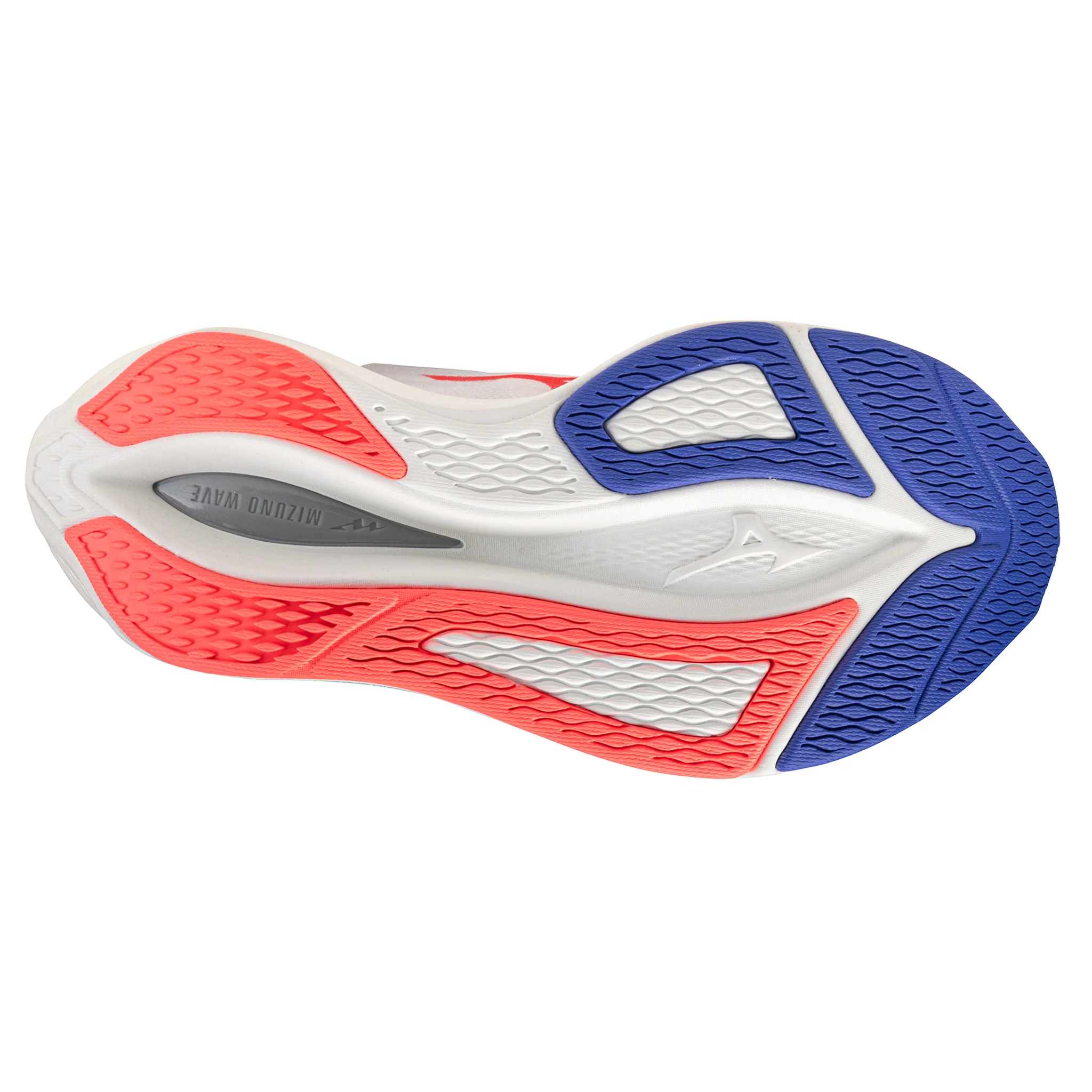 Mizuno Womens Wave Rebellion Flash - White/Striking Coral/Iris Bloom - Neutral - AW25 - Image 2