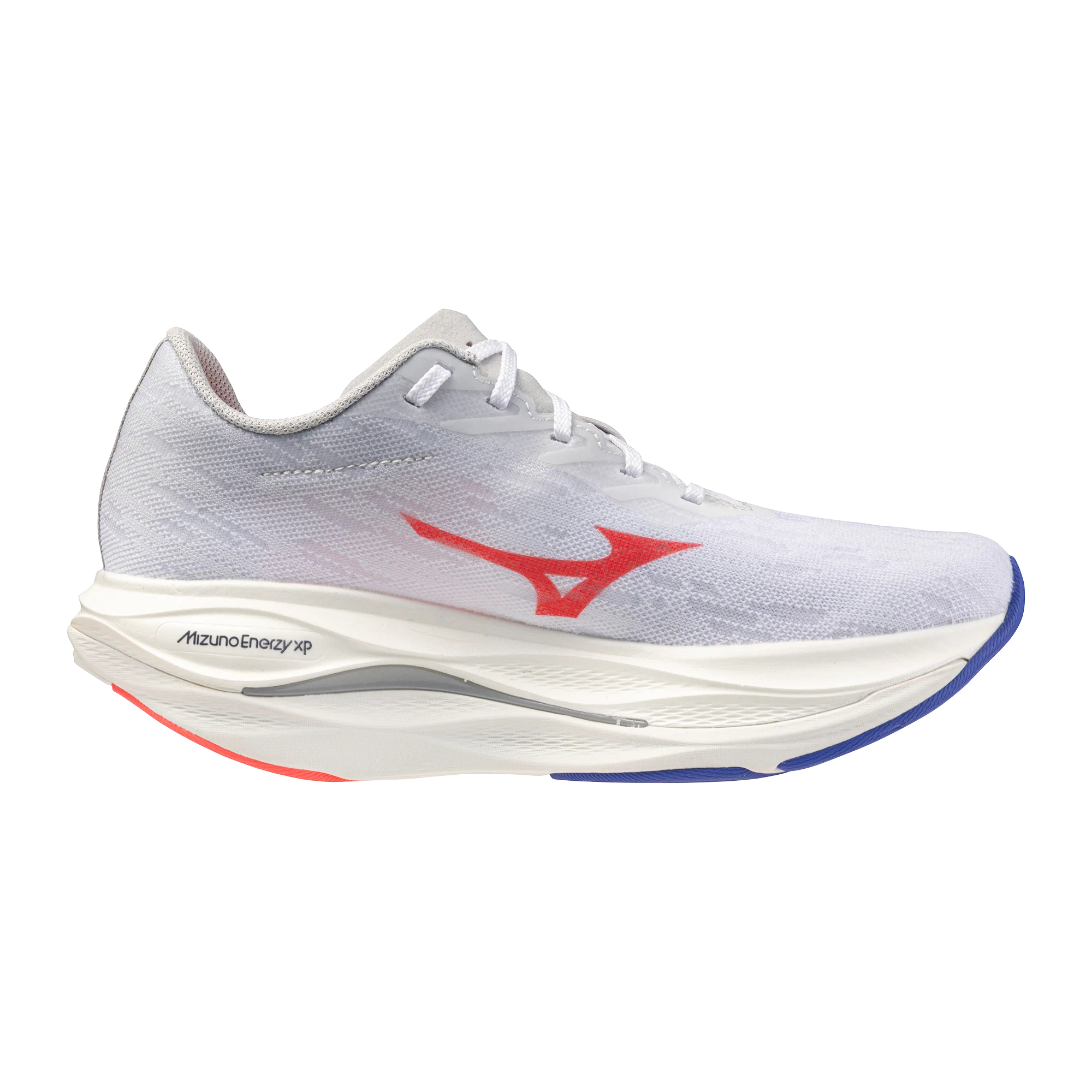 Mizuno Womens Wave Rebellion Flash - White/Striking Coral/Iris Bloom - Neutral - AW25 - Image 3