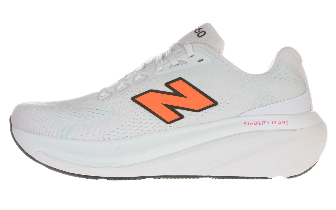 New Balance Mens 860v15 - White/Tangerine Heat/Glint Blue - Stability - SS26 - Image 5