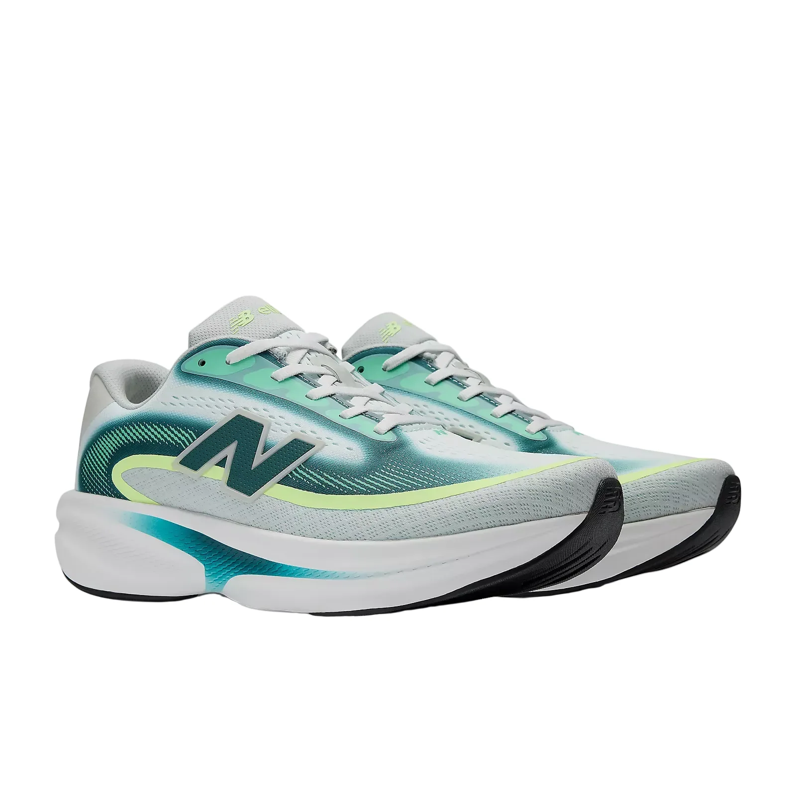 New Balance Mens Ellipse v1 Wide - 2E Width - Deep End/Glint Blue/Medusa Green - Neutral - SS26 - Image 4