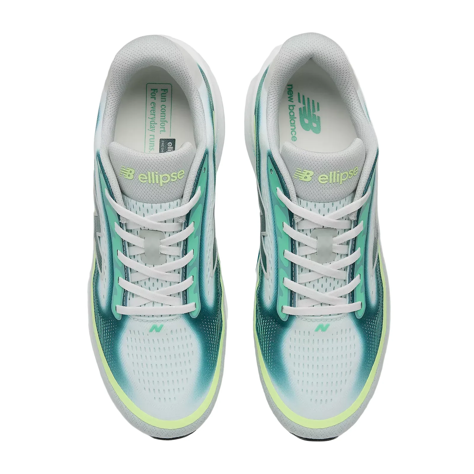 New Balance Mens Ellipse v1 Wide - 2E Width - Deep End/Glint Blue/Medusa Green - Neutral - SS26 - Image 5