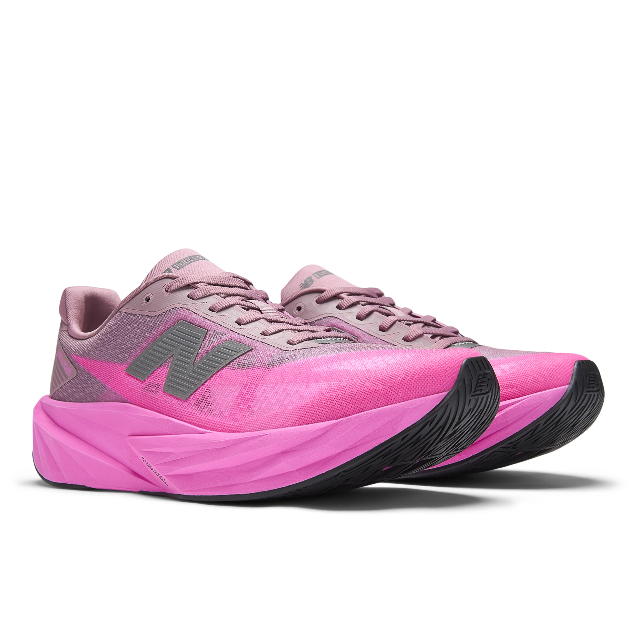 New Balance Mens FuelCell Rebel V5 - Pink Heat/Rosewood - Neutral - SS26 - Image 3
