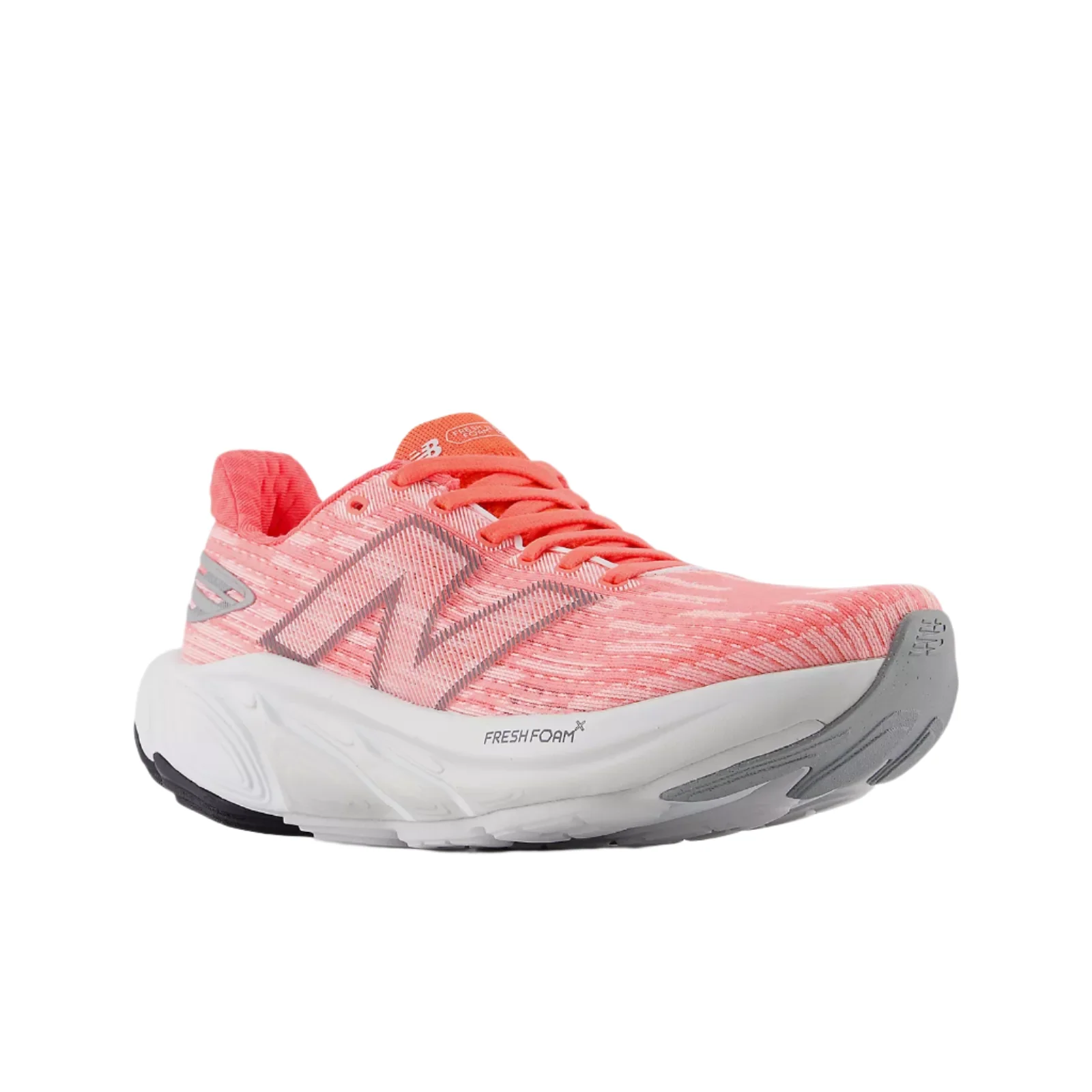 New Balance Womens Fresh Foam X Balos v1 - Urgent Red/Grey Matter/Silver - Neutral - AW25 - Image 4