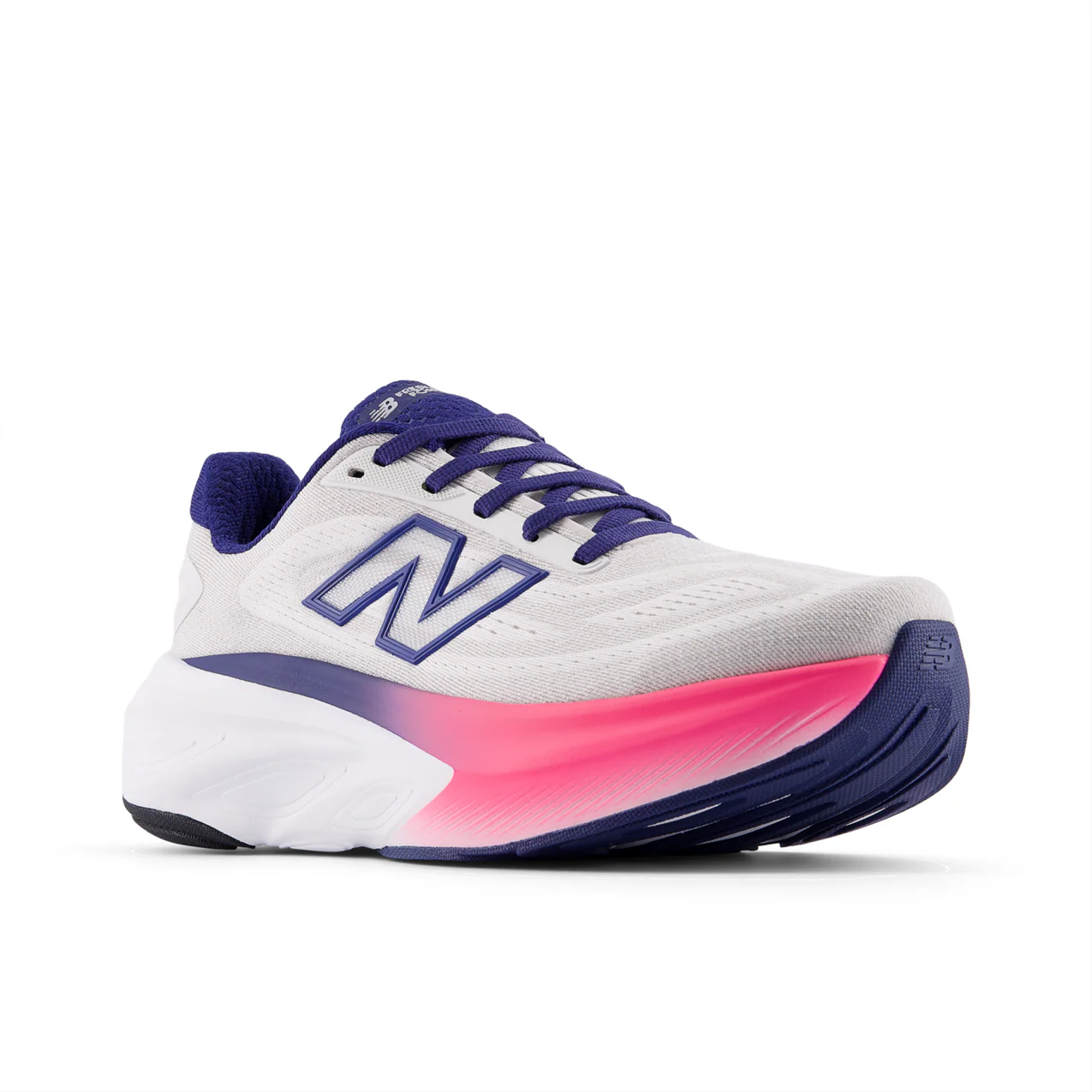 New Balance Womens Fresh Foam X More v6 - Reflection/Blue Oyster/Pink Heat - Neutral - AW25 - Image 4