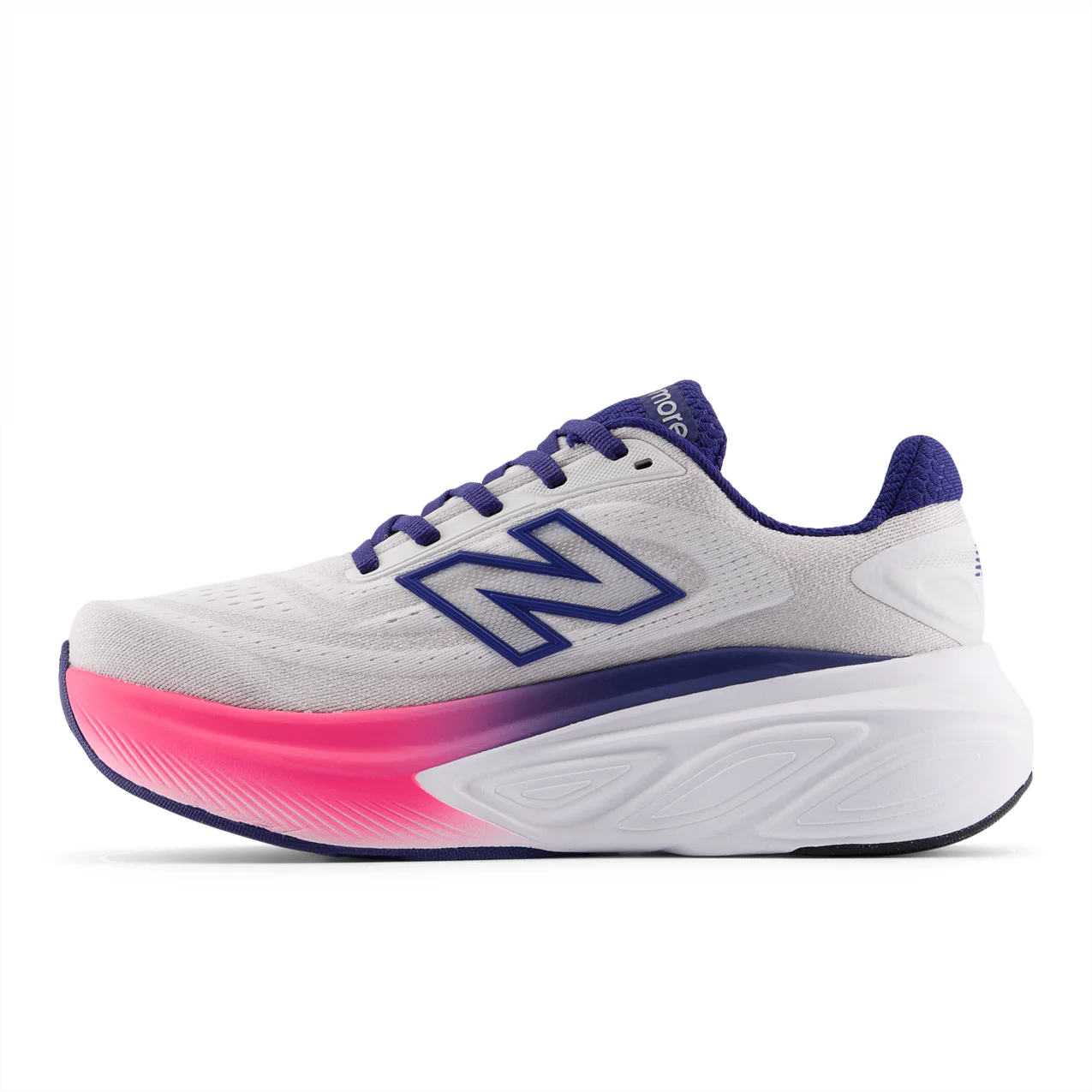 New Balance Womens Fresh Foam X More v6 - Reflection/Blue Oyster/Pink Heat - Neutral - AW25 - Image 5