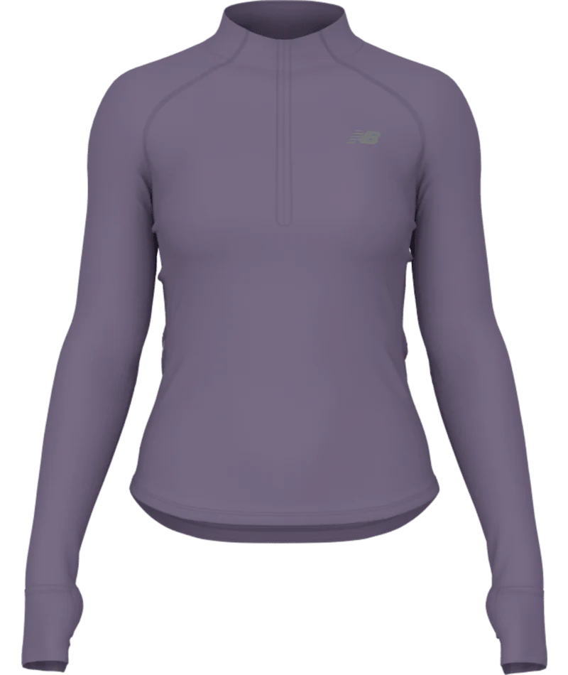 New Balance Womens Harmony Half Zip - Candied Violet