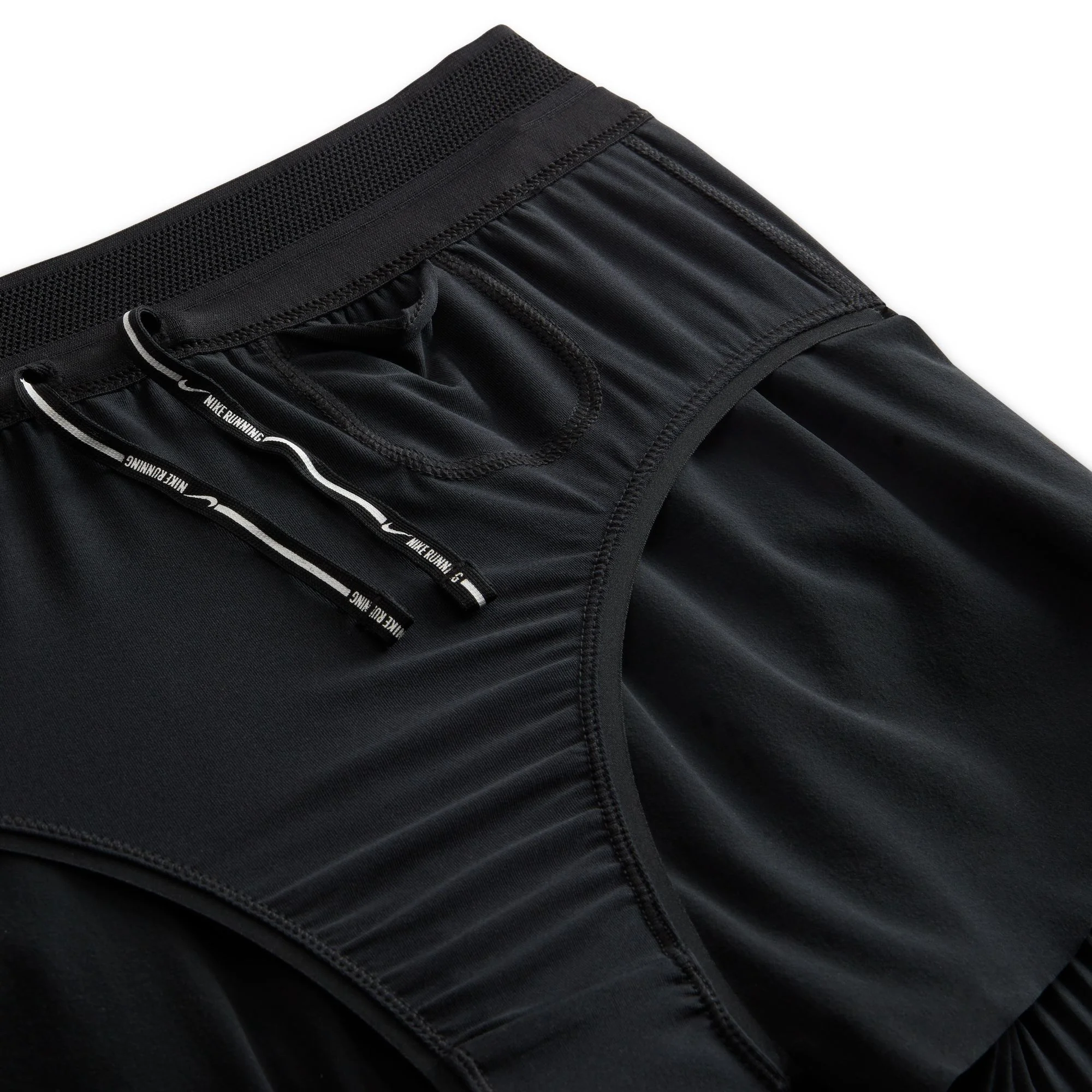 Nike AeroSwift Women's Dri-FIT ADV Mid-Rise 3" Brief-Lined Running Shorts - Black/White - SP25 - Image 6