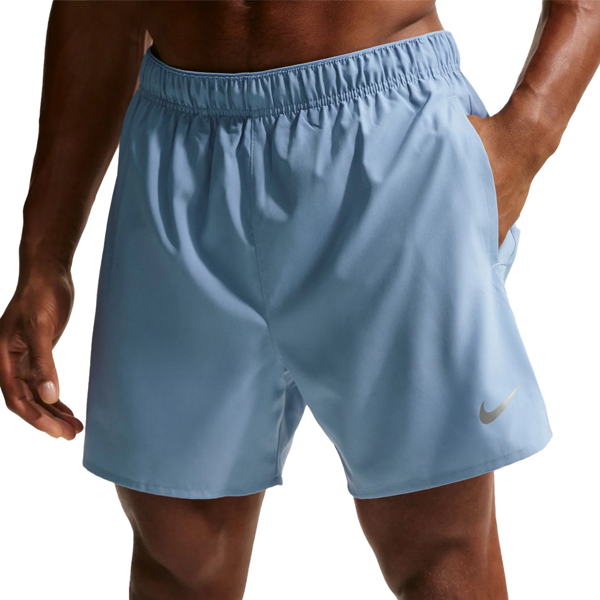 Nike Challenger Men's Dri-FIT 5" 2-in-1 Versatile Shorts - Work Blue/Reflective Silver - SP26