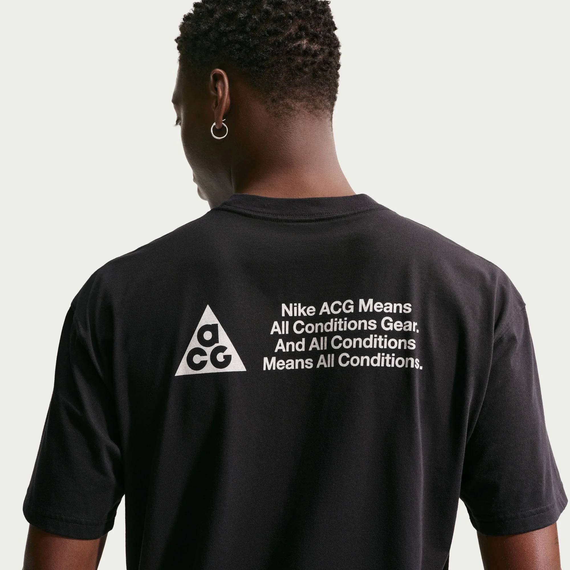 Nike Mens ACG Dri-FIT Tee - Black - SP26 - Image 3