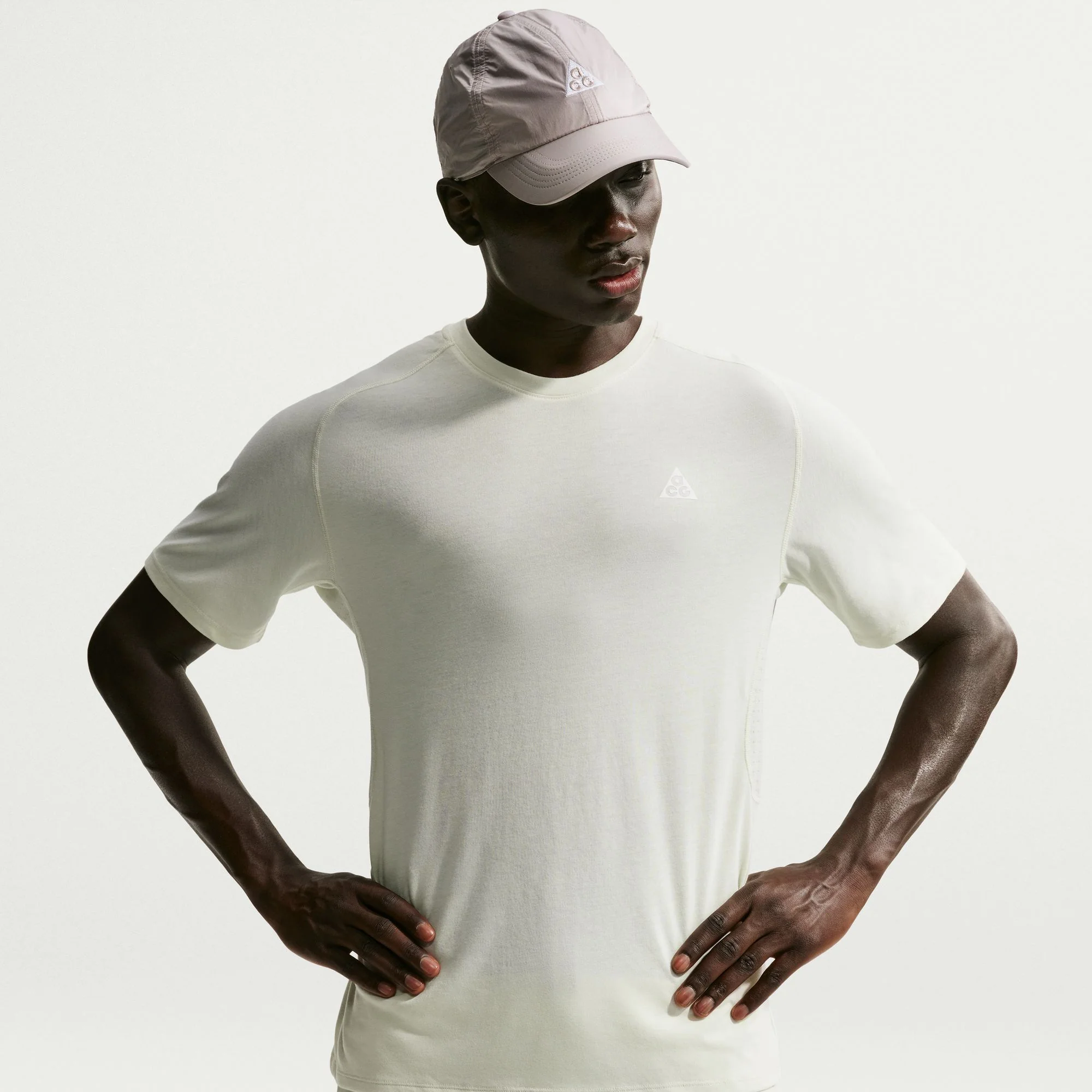 Nike Mens ACG "Solar Chase" ADV Trail Running Tee - Sea Glass/Sea Glass/Summit White - SP26 - Image 3