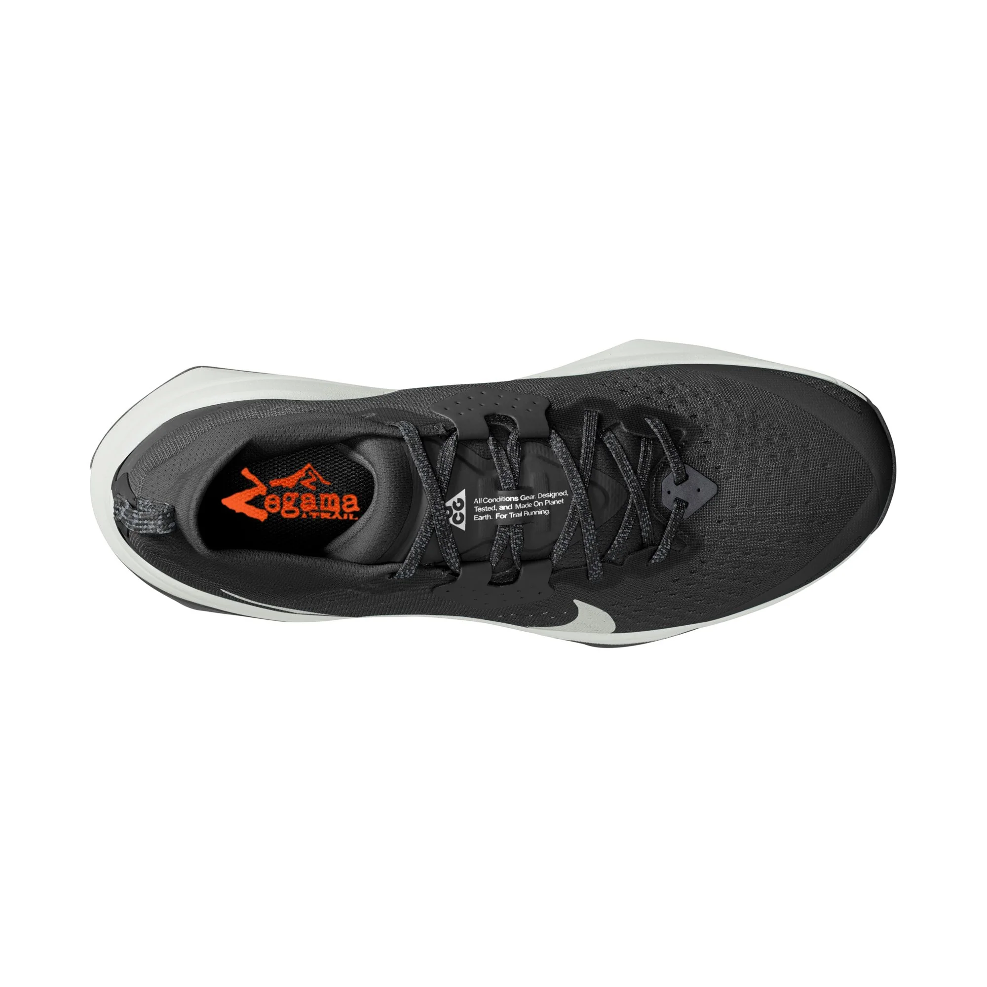 Nike Mens ACG Zegama - Black/Summit White/Safety Orange - Trail - SU26 - Image 4