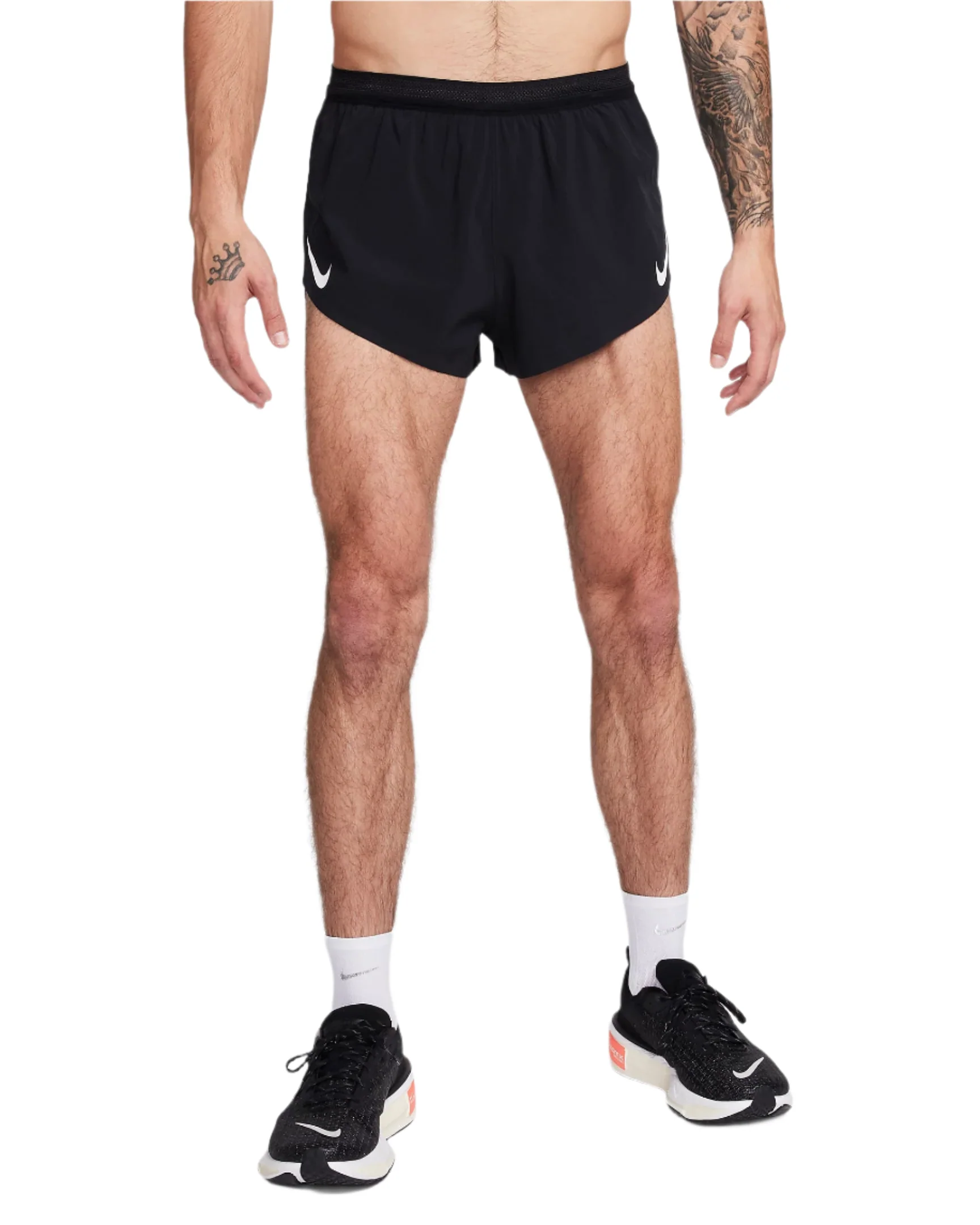 Nike Mens Aeroswift Dri-Fit 2in Short - Black/Summit/White - Image 10