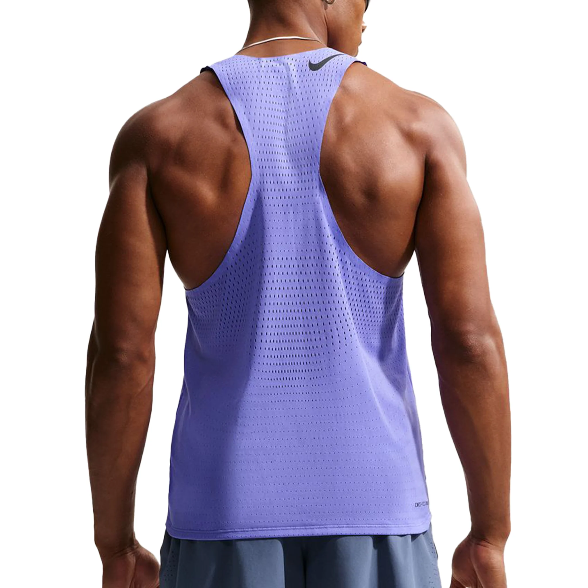Nike Mens AeroSwift Dri-FIT ADV Running Singlet - Sapphire/Black - SP26 - Image 2