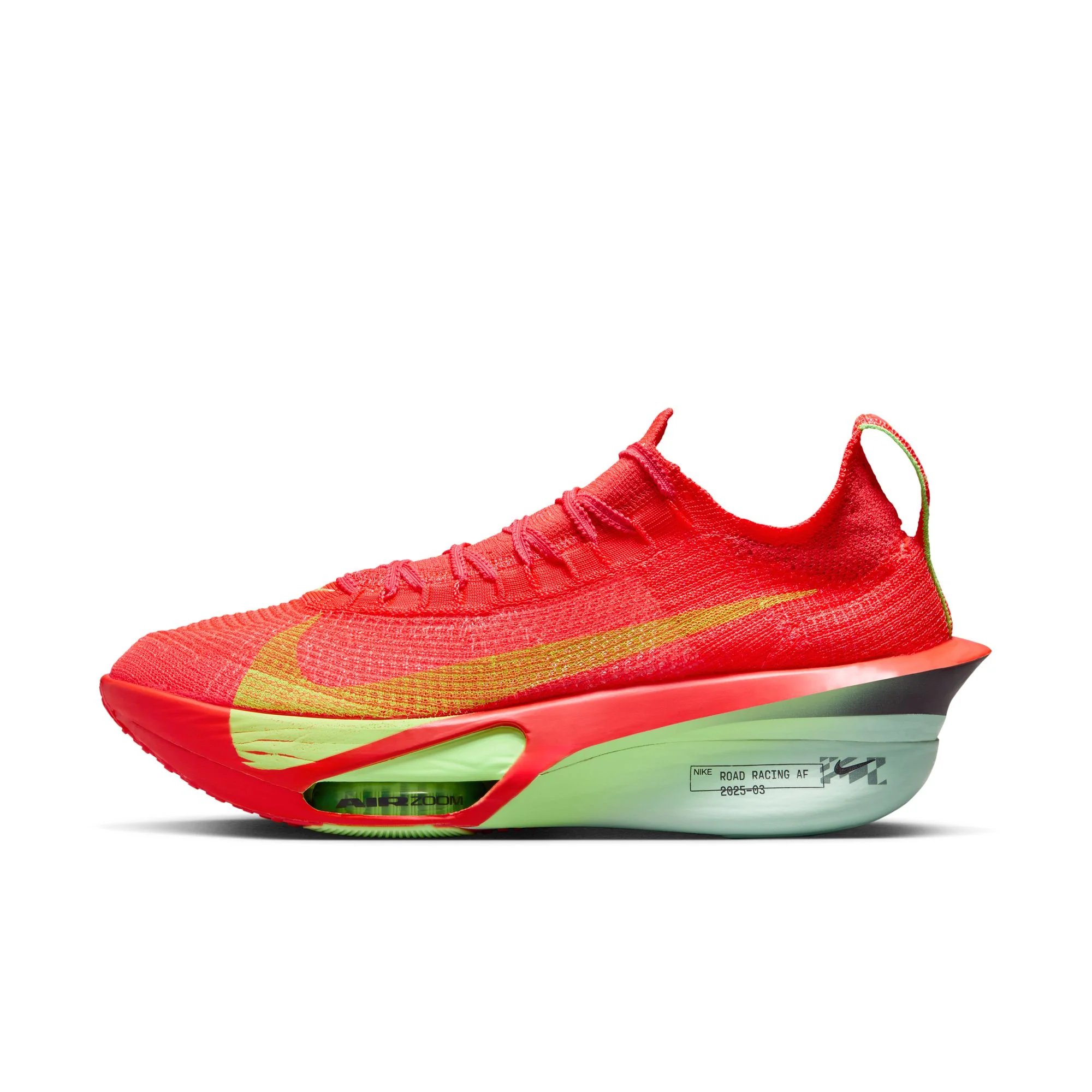 Nike Mens Alphafly 3 - Bright Crimson/Lime Blast/Mint Foam - Neutral - SP25 - Image 5