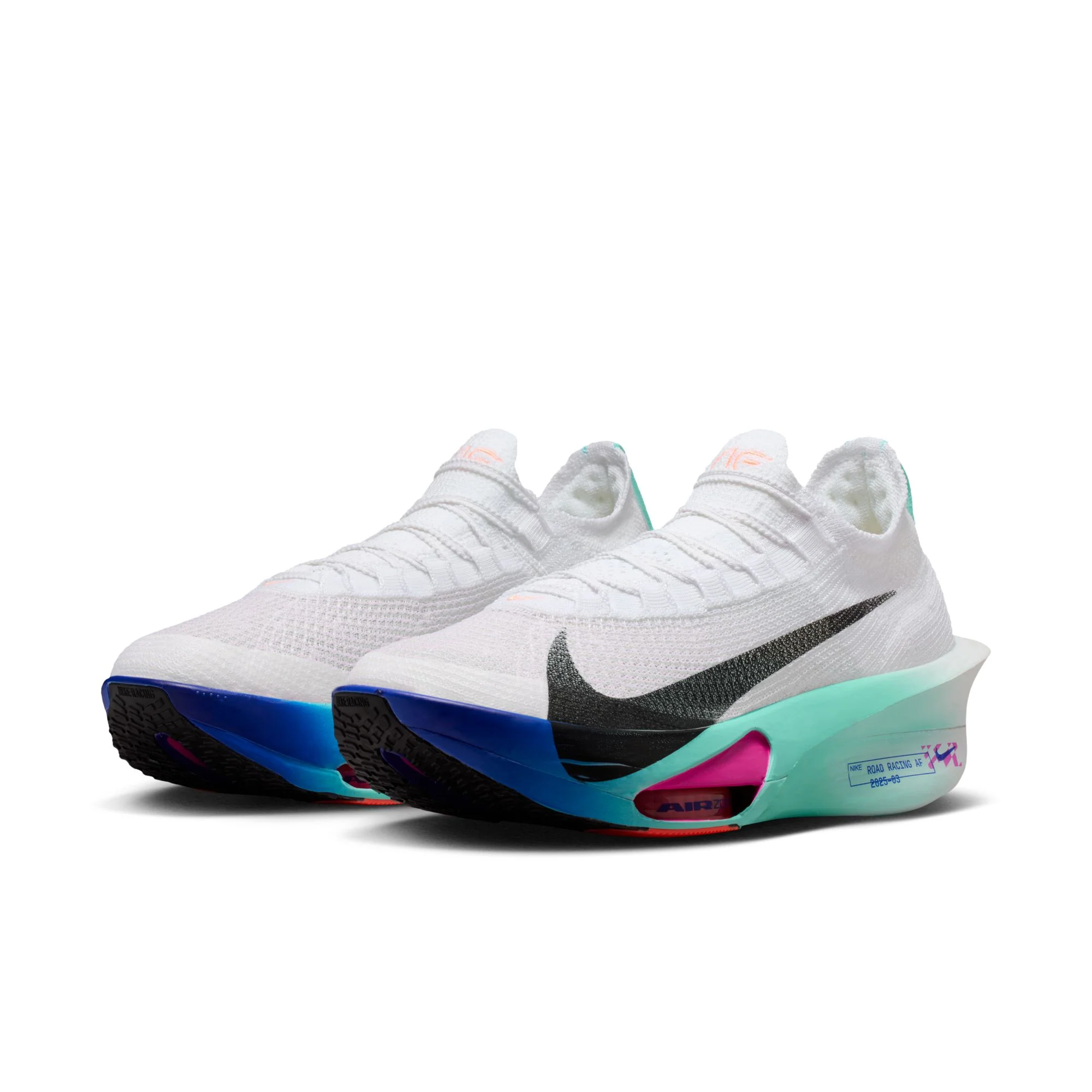 Nike Mens Alphafly 3 - White/Black/Hyper Turquoise/Concord - Neutral - HO25 - Image 8