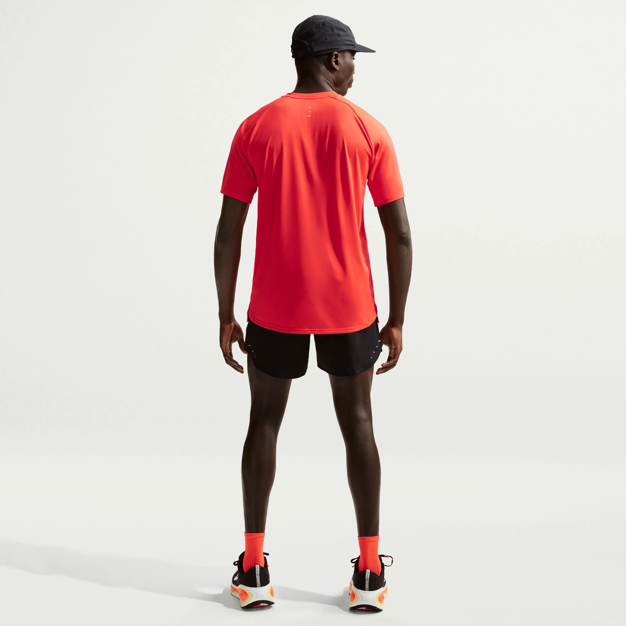 Nike Mens Dri-FIT 5" Brief-Lined Stride Short - Black/Reflective Silver - HO25 - Image 6