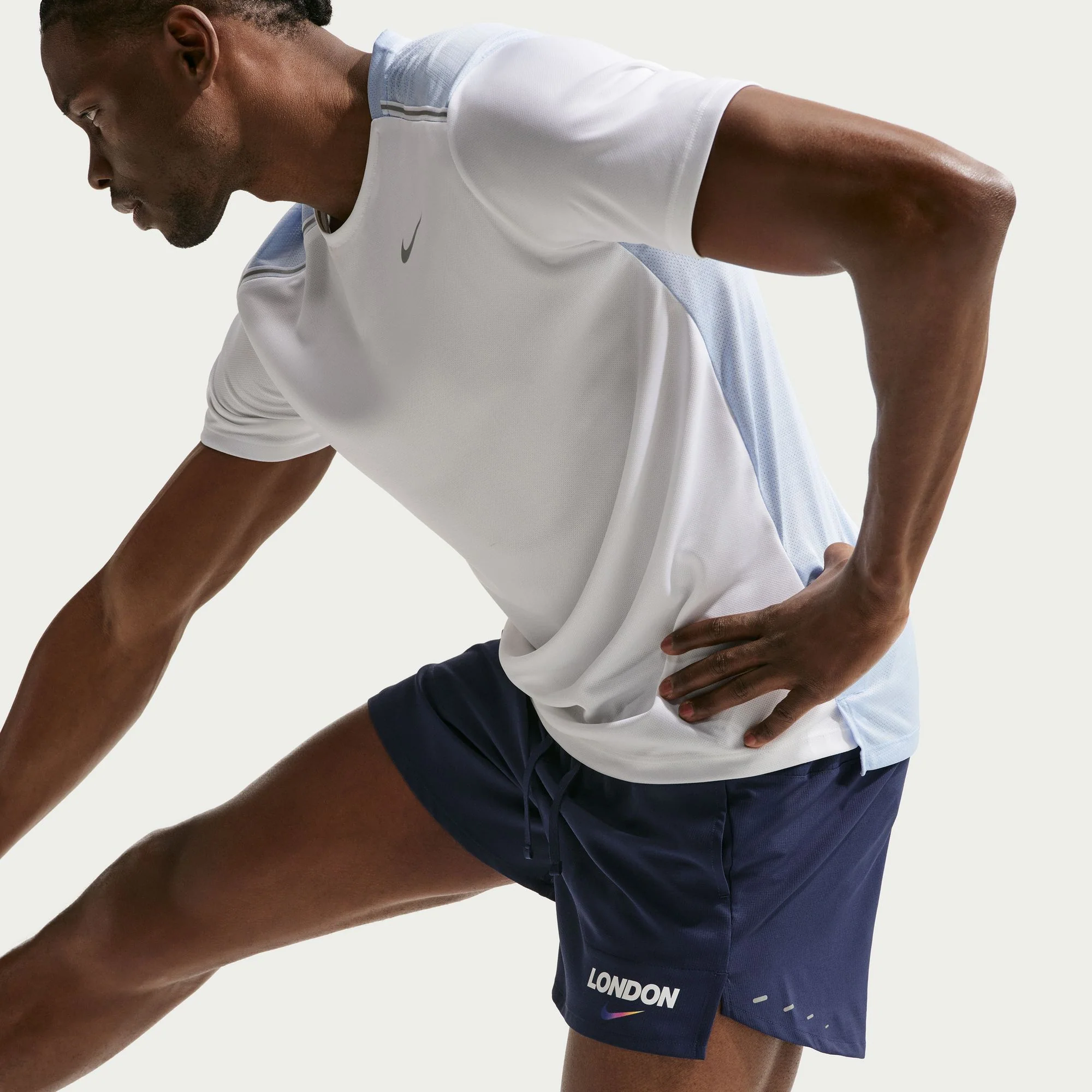 Nike Mens Dri-FIT 5" Brief-Lined Stride Short - Midnight Navy London - SP26 - Image 3